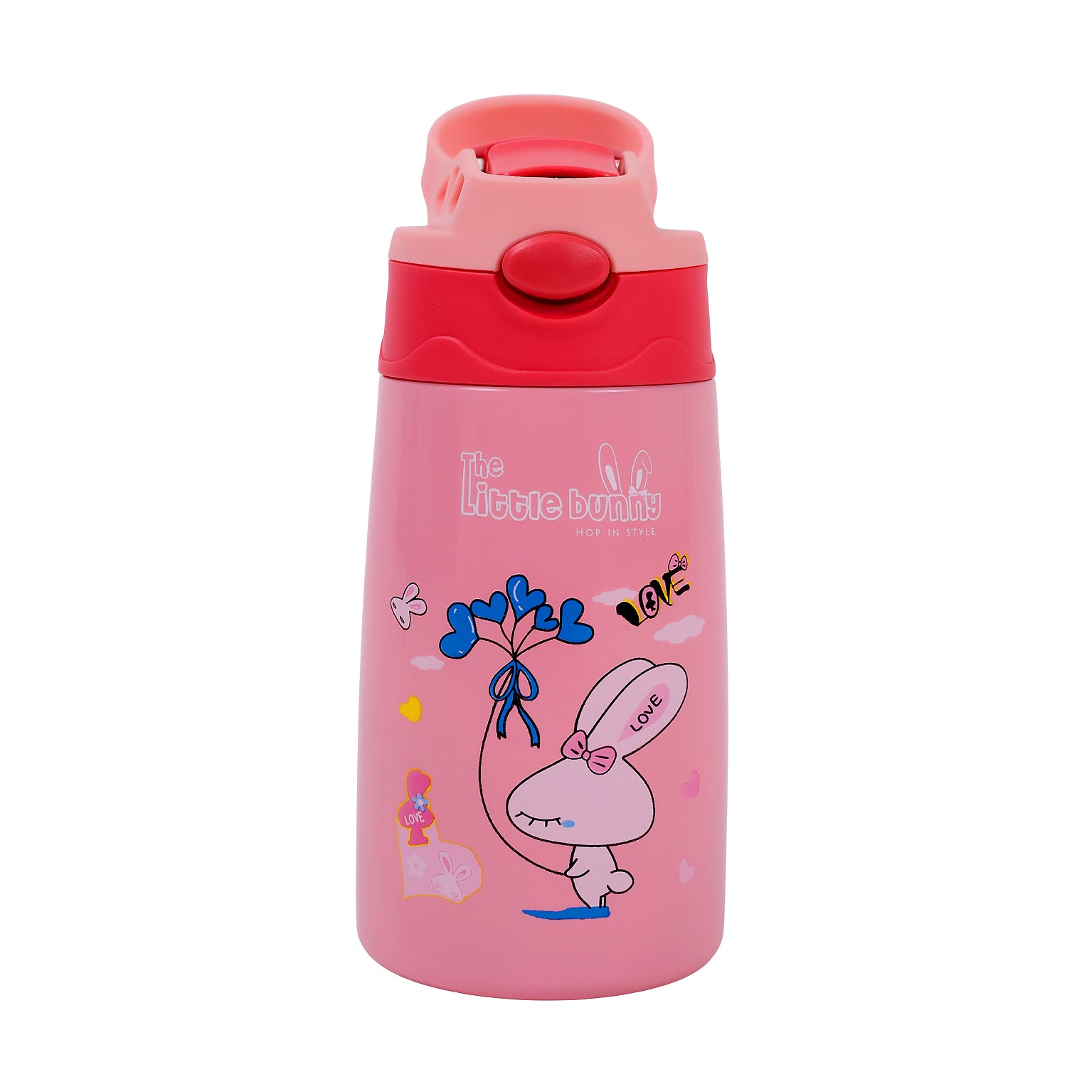 Stainless Steel Kids Sipper Bottle with Flip-Top Lid – Leak-Proof & Travel Friendly