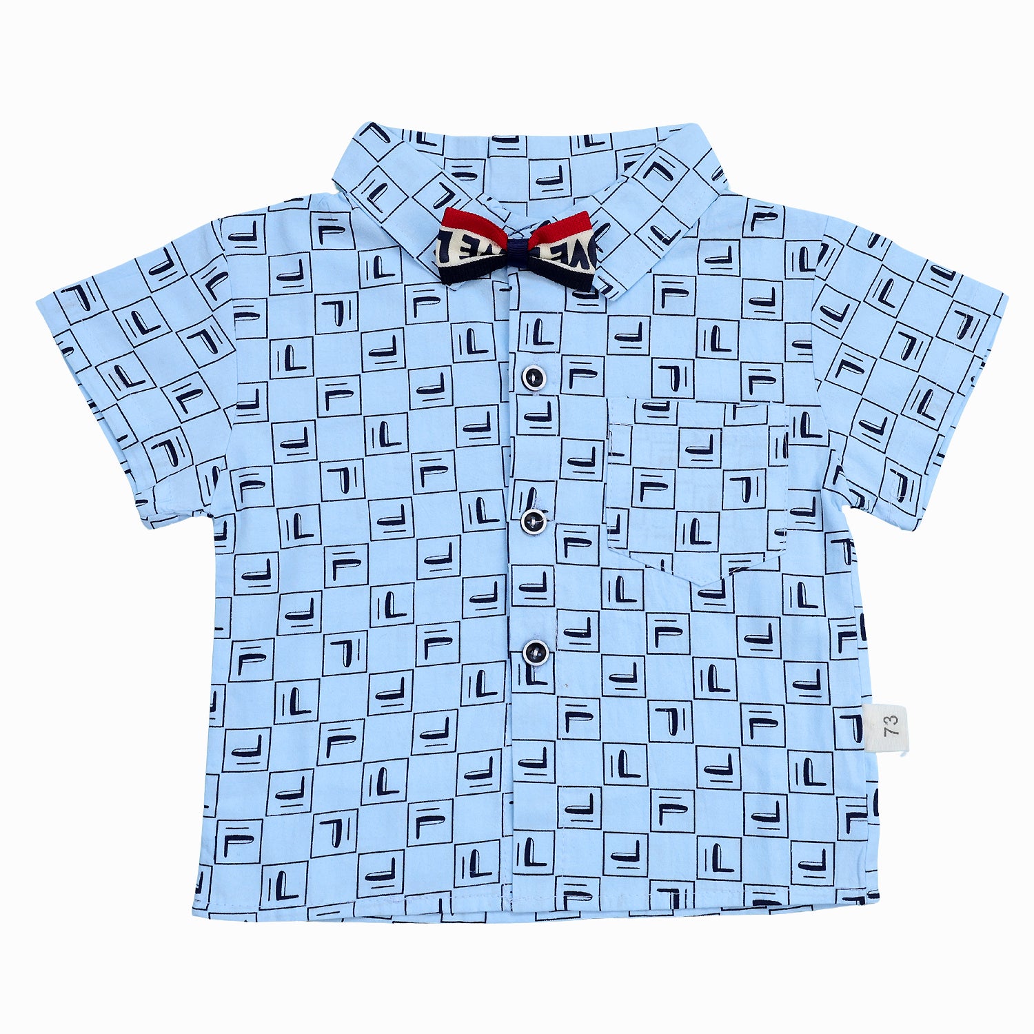Boys Galis Suit with Bow on Colar