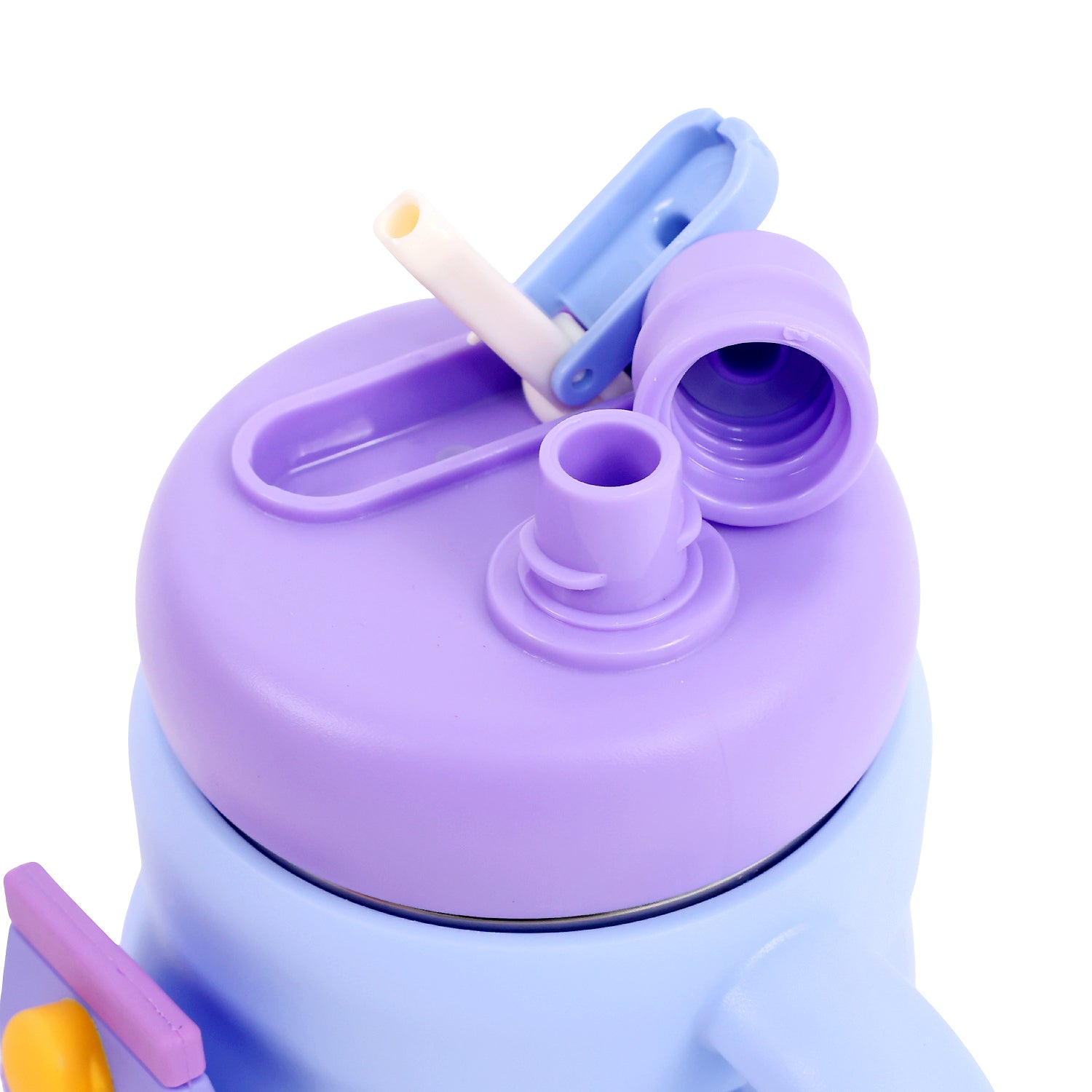 Premium Stainless Steel Kids Tumbler with Handle & Leak-Proof Sipper Lid