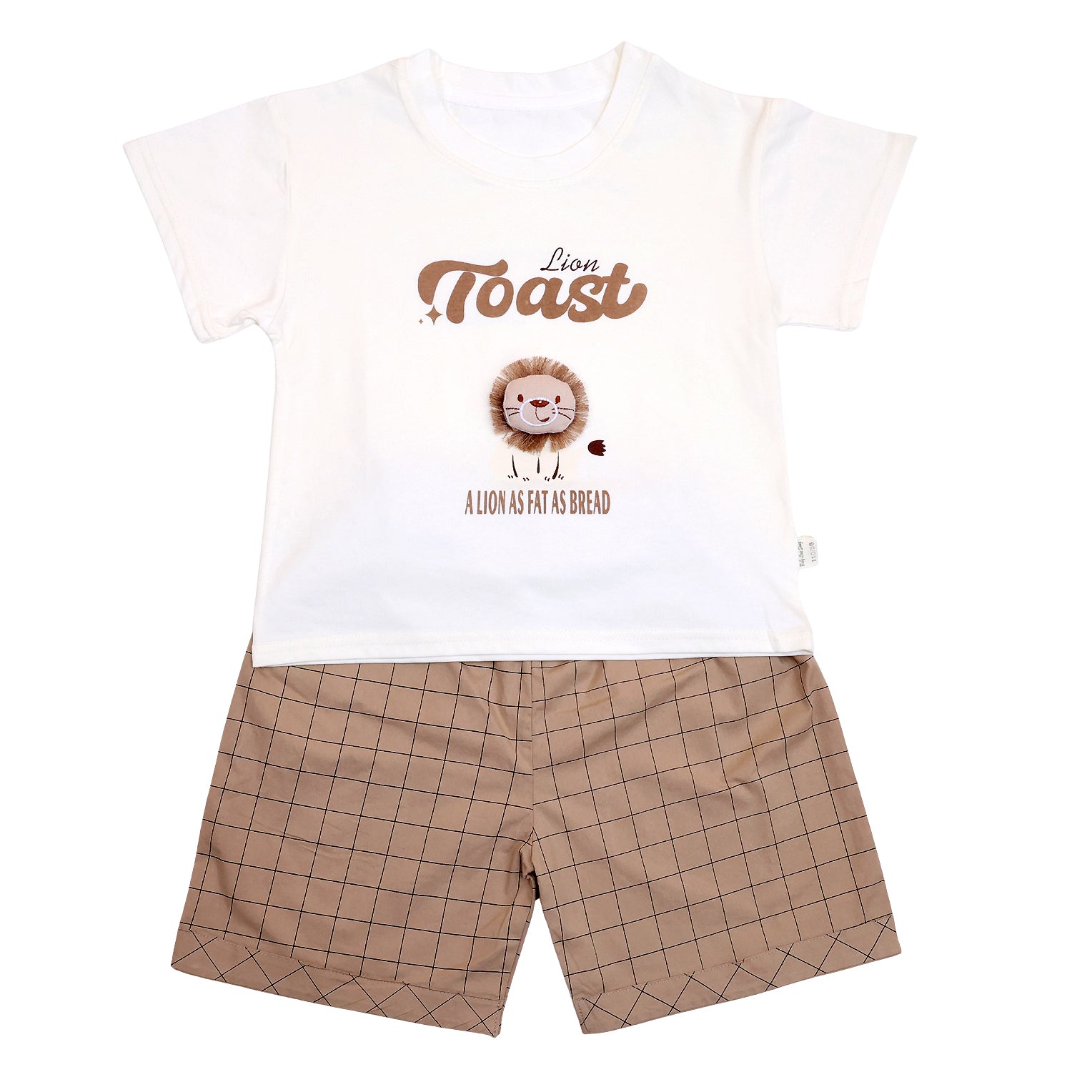 Lion Half Sleeves Shorts Set