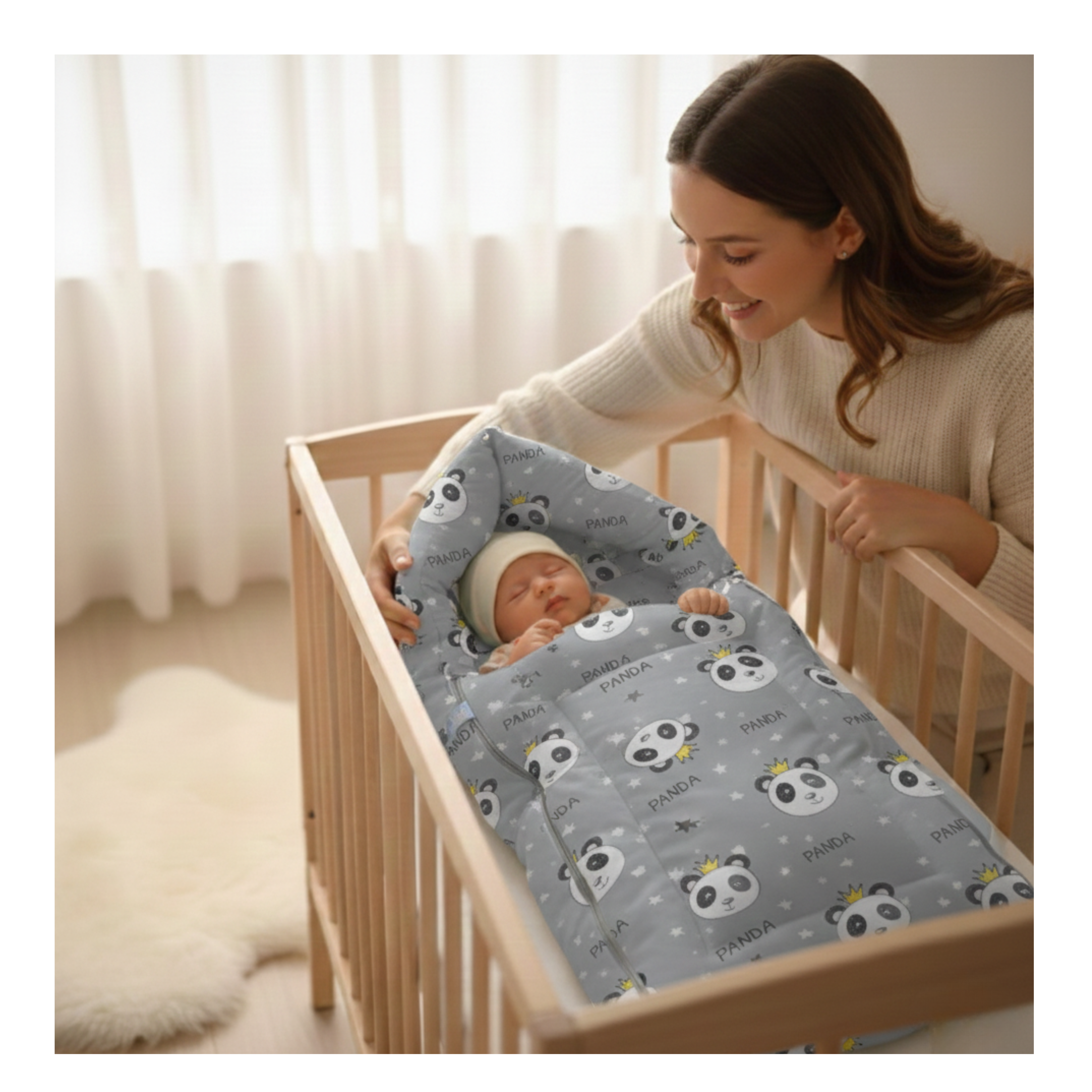 Cozy Velvet Infant Sleeping Bag