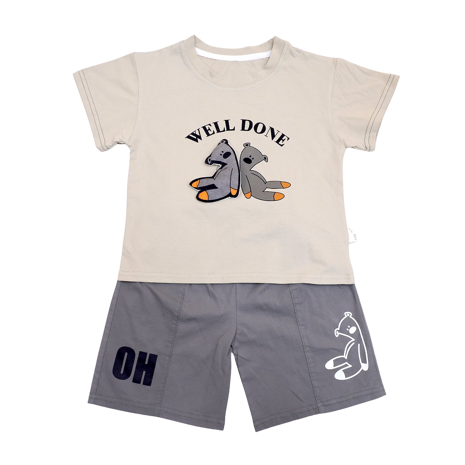 Mr. Bean Teddy Half sleeves Short set