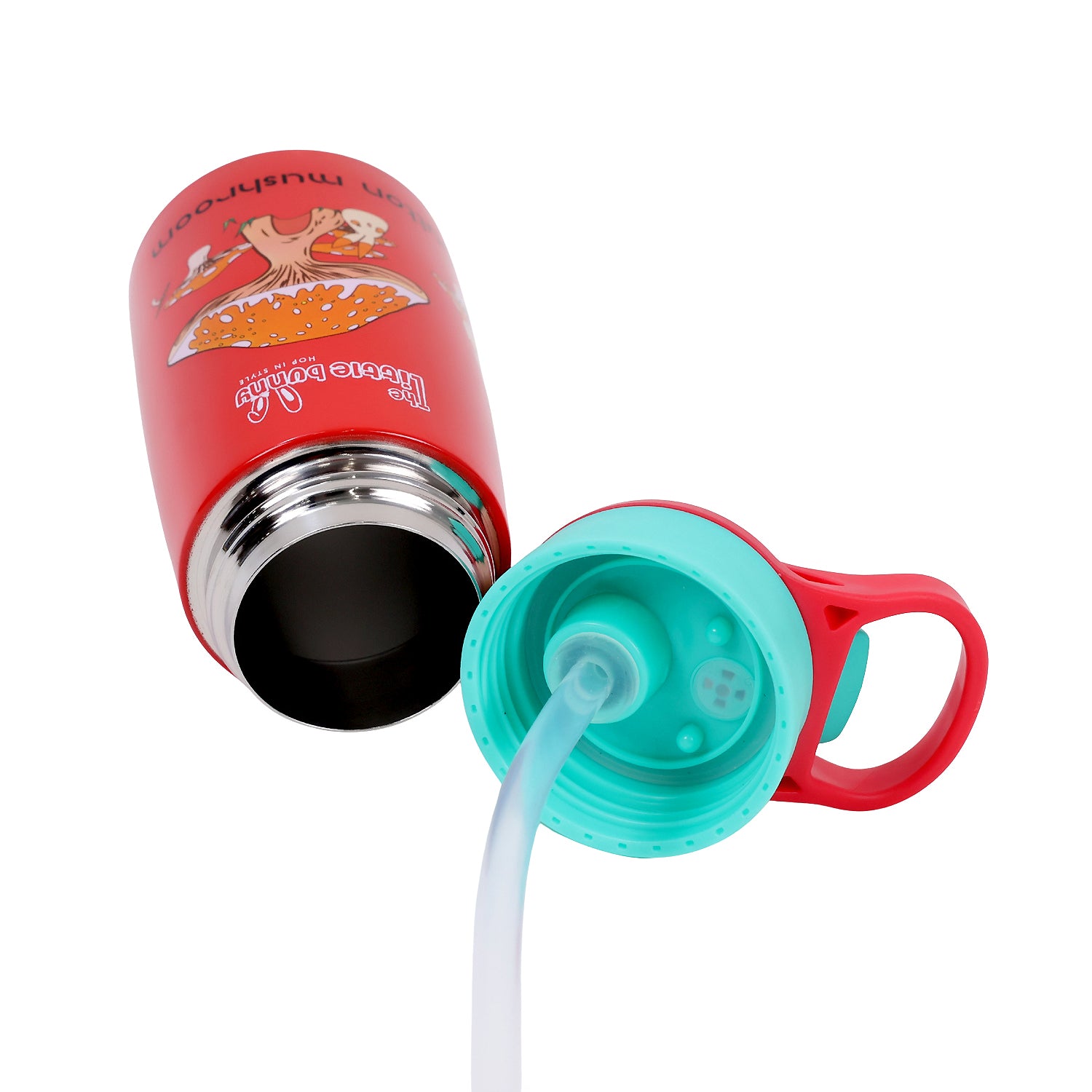 Stainless Steel Kids Sipper Bottle with Flip-Top Lid – Leak-Proof & Travel Friendly