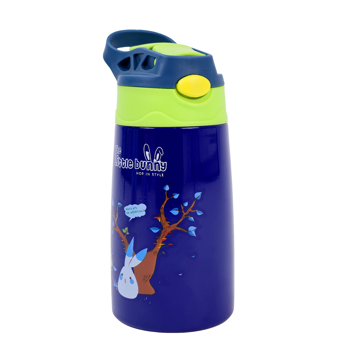 Stainless Steel Kids Sipper Bottle with Flip-Top Lid – Leak-Proof & Travel Friendly