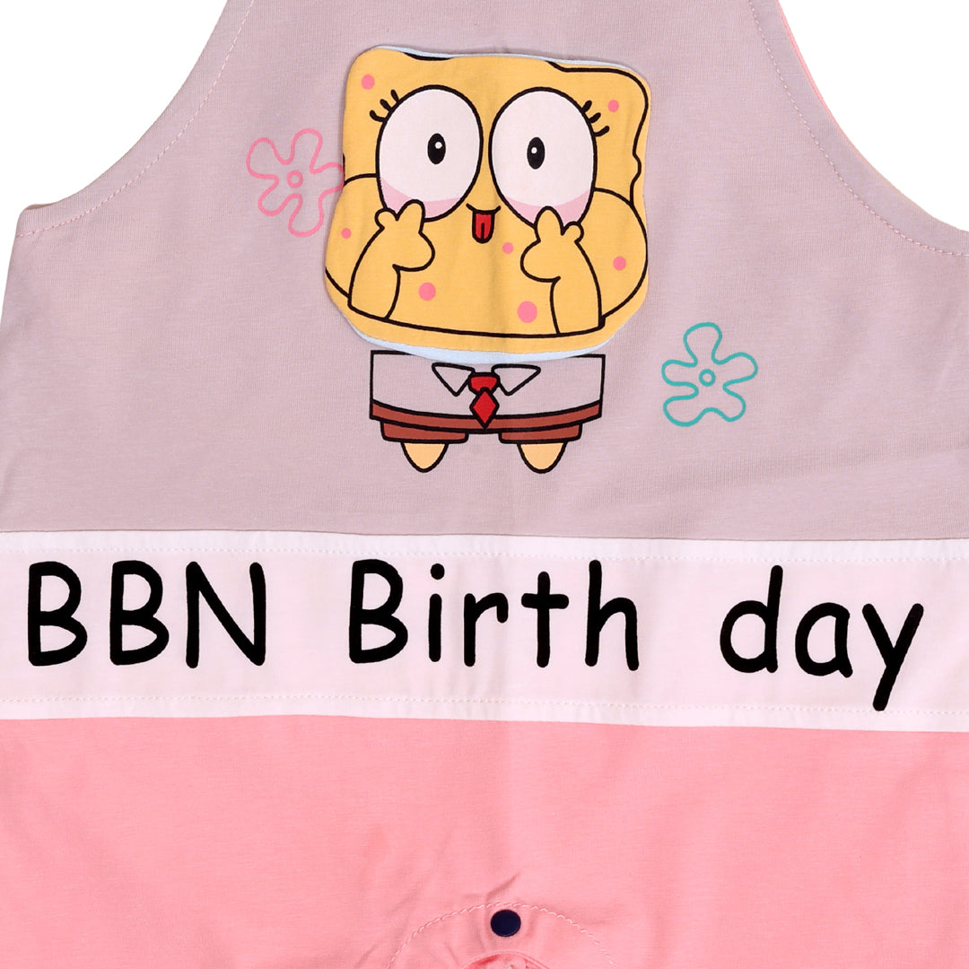 3D Cartoon T-shirt & Dungaree Set