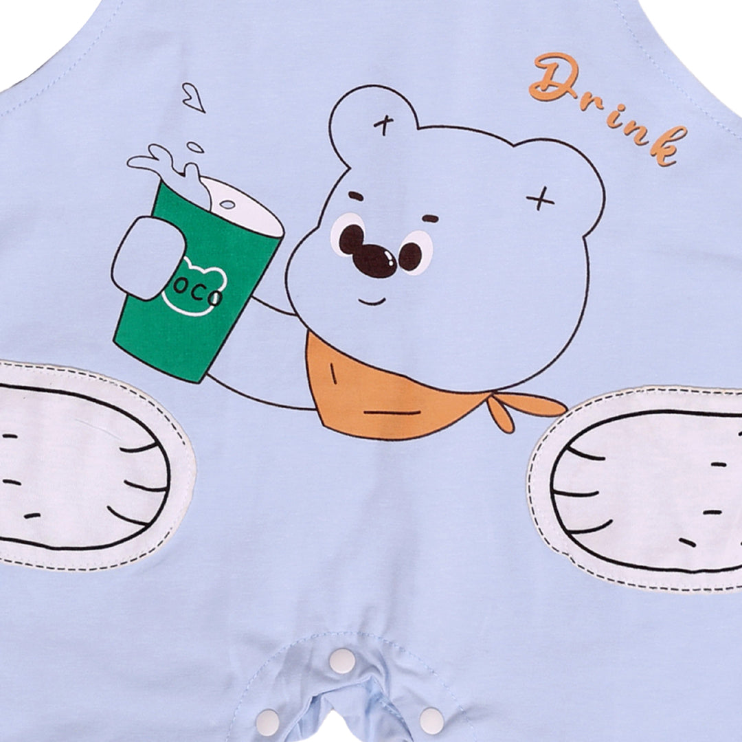 Baby Bear Cotton T-shirt & Dungaree