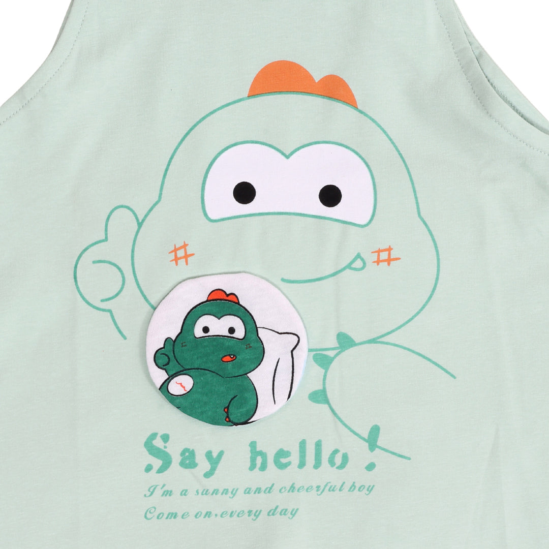 Dino T-shirt & Dungaree Set
