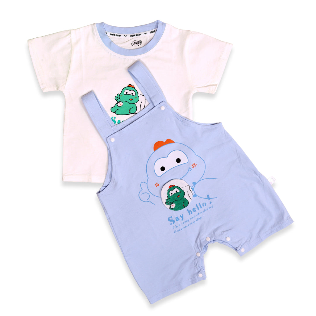 Dino T-shirt & Dungaree Set