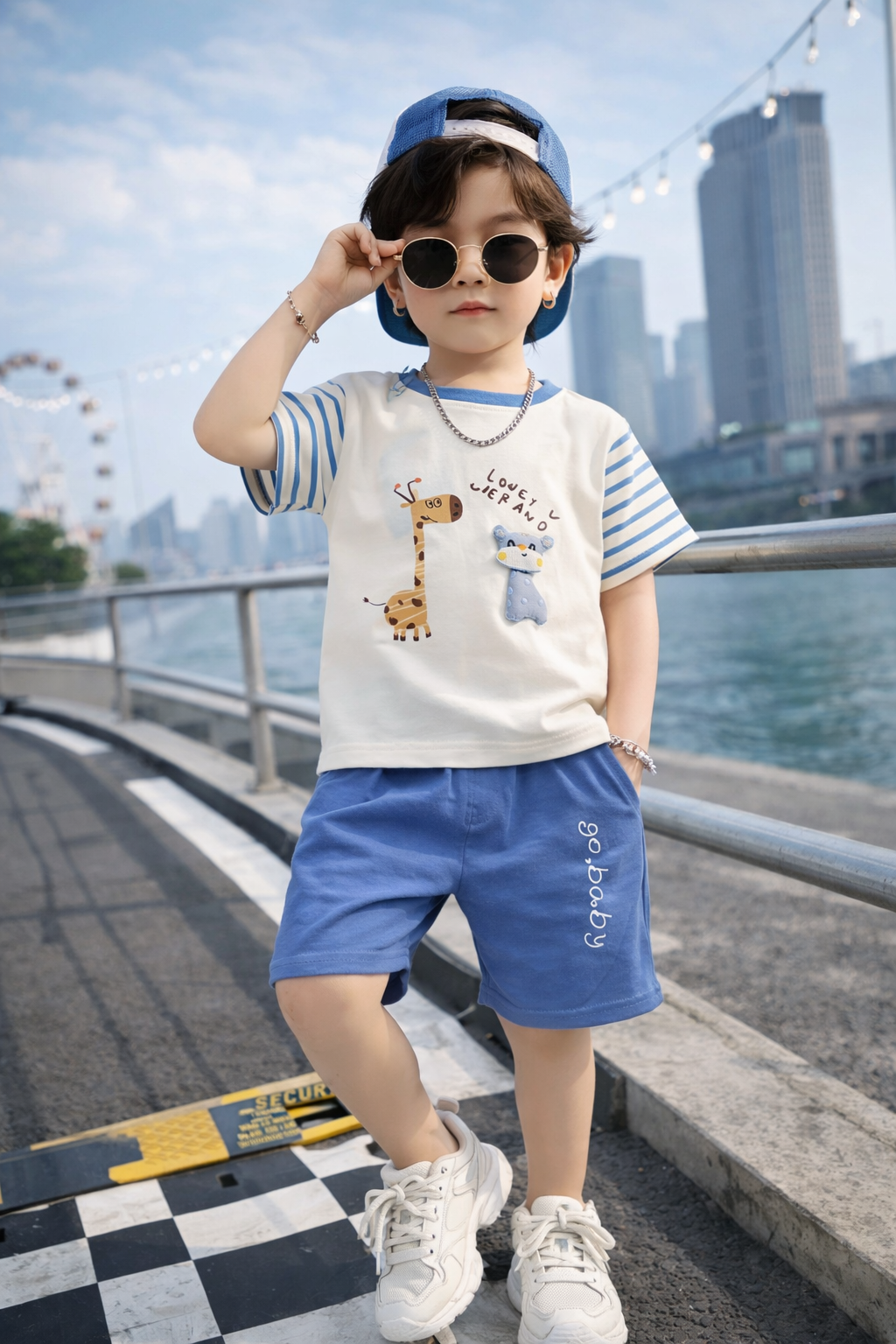 Kids Cotton T-Shirt & Shorts Set – Comfortable Summer Casual Wear