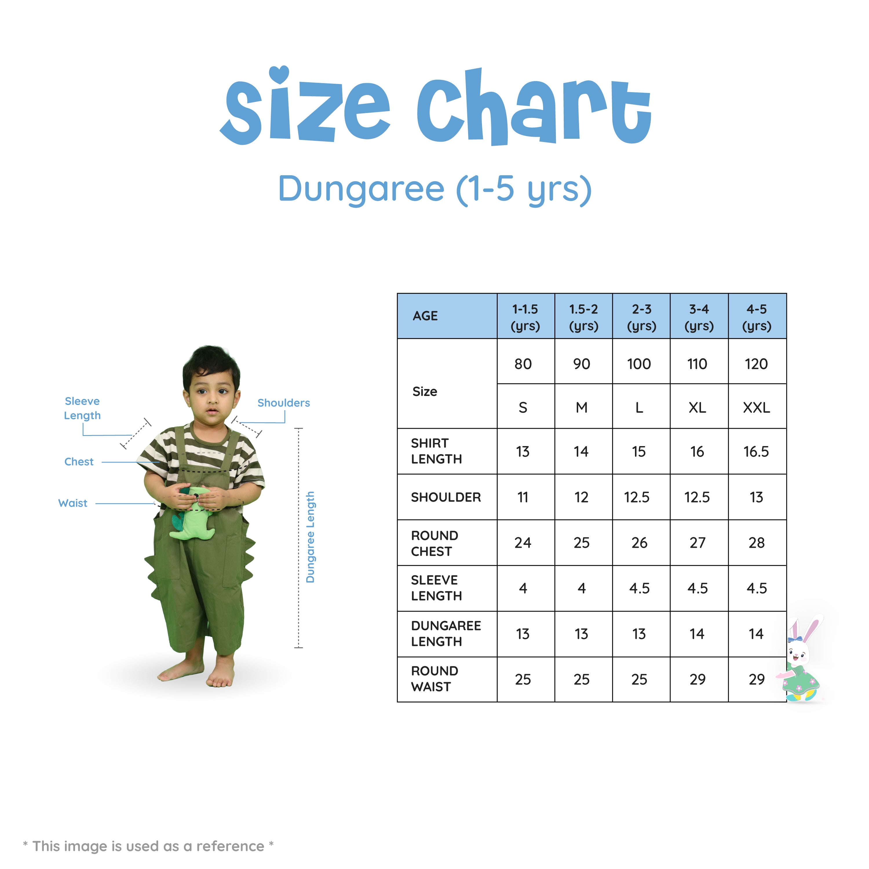 Dungaree with Dinosaur Patch