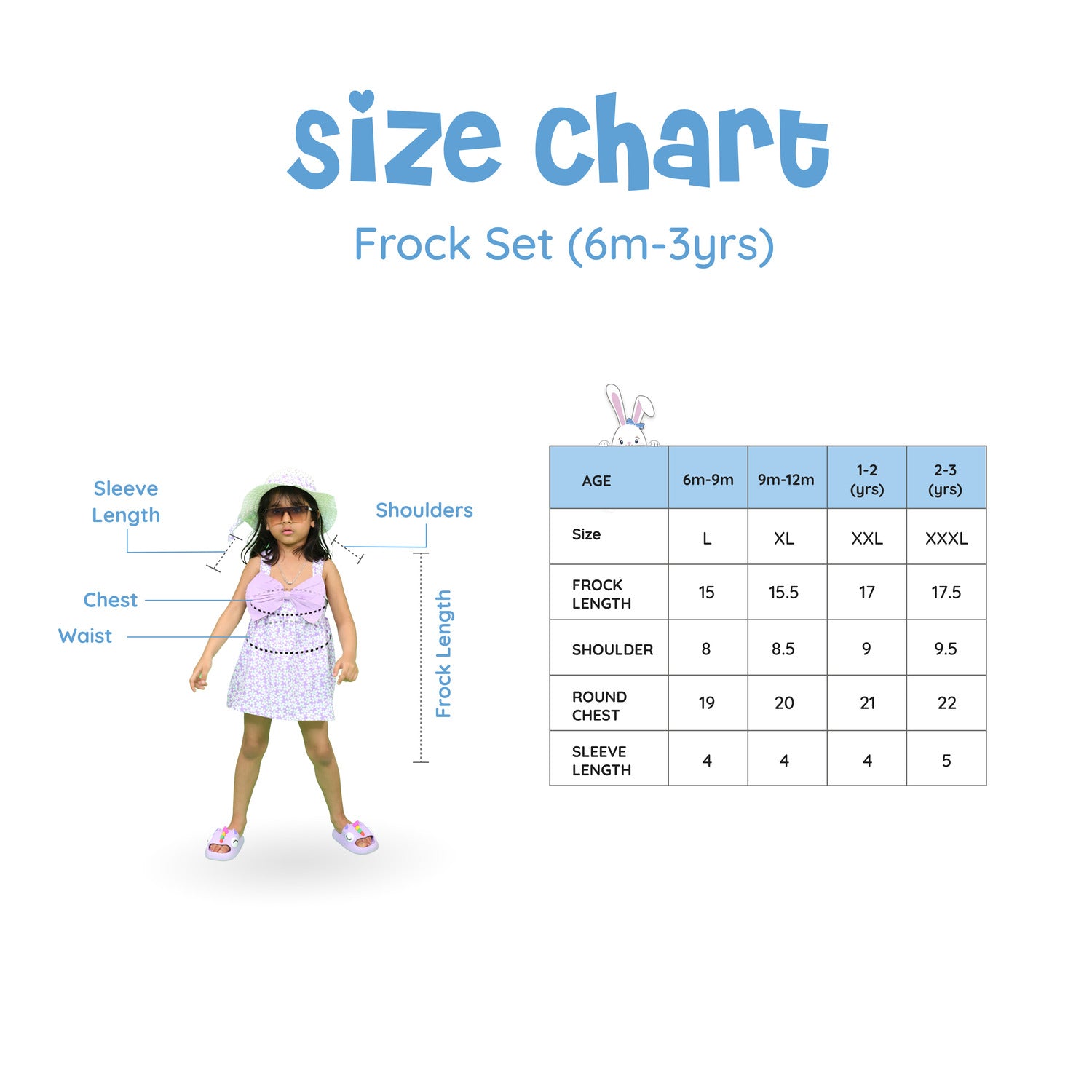 Bunny and Teddy Cotton Dress