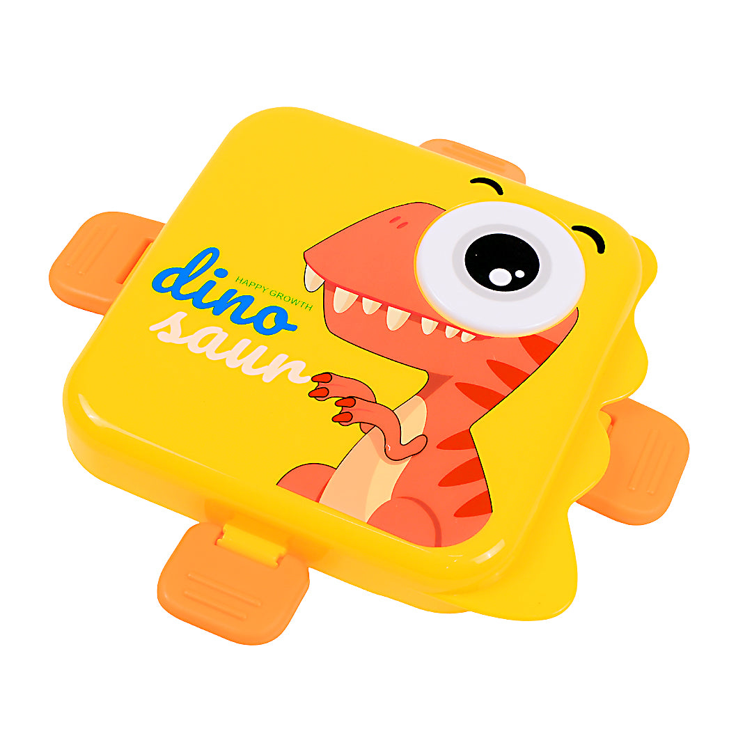 Cute Cartoon Dinosaur Lunch Box for Kids – 1190ml Stainless Steel, Leakproof & Portable
