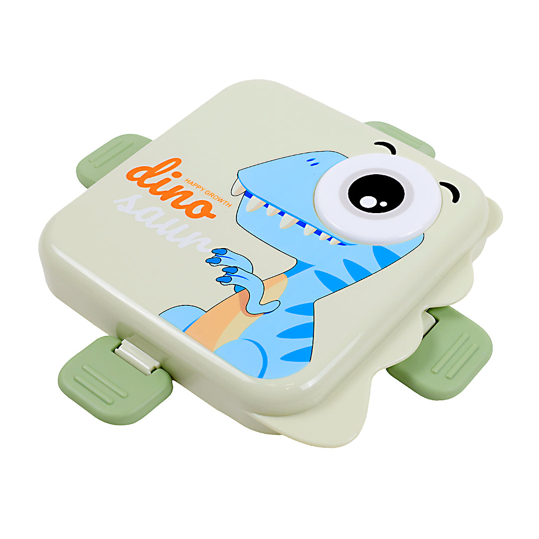 Cute Cartoon Dinosaur Lunch Box for Kids – 1190ml Stainless Steel, Leakproof & Portable