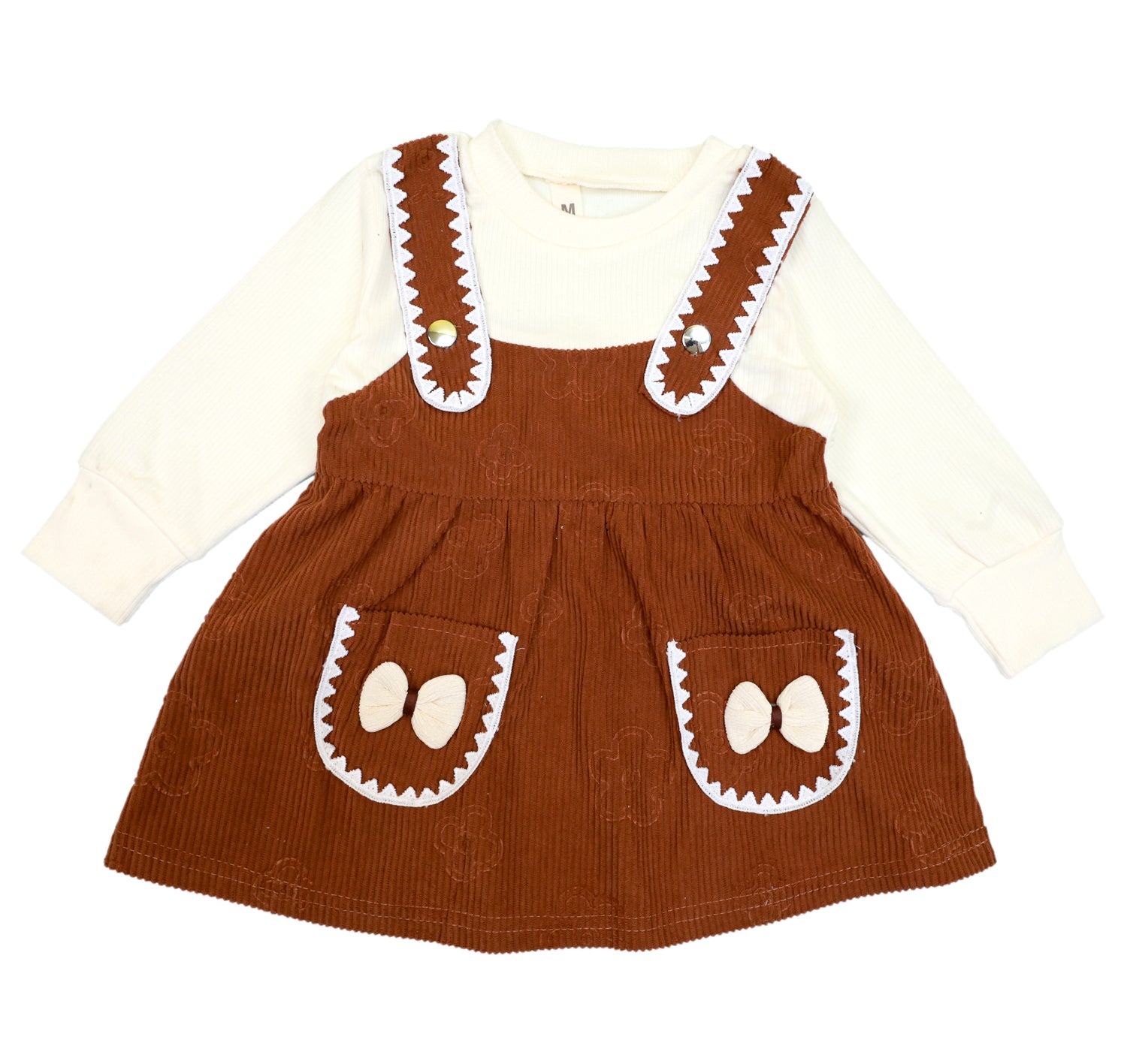 Full sleeves dress with two pockets