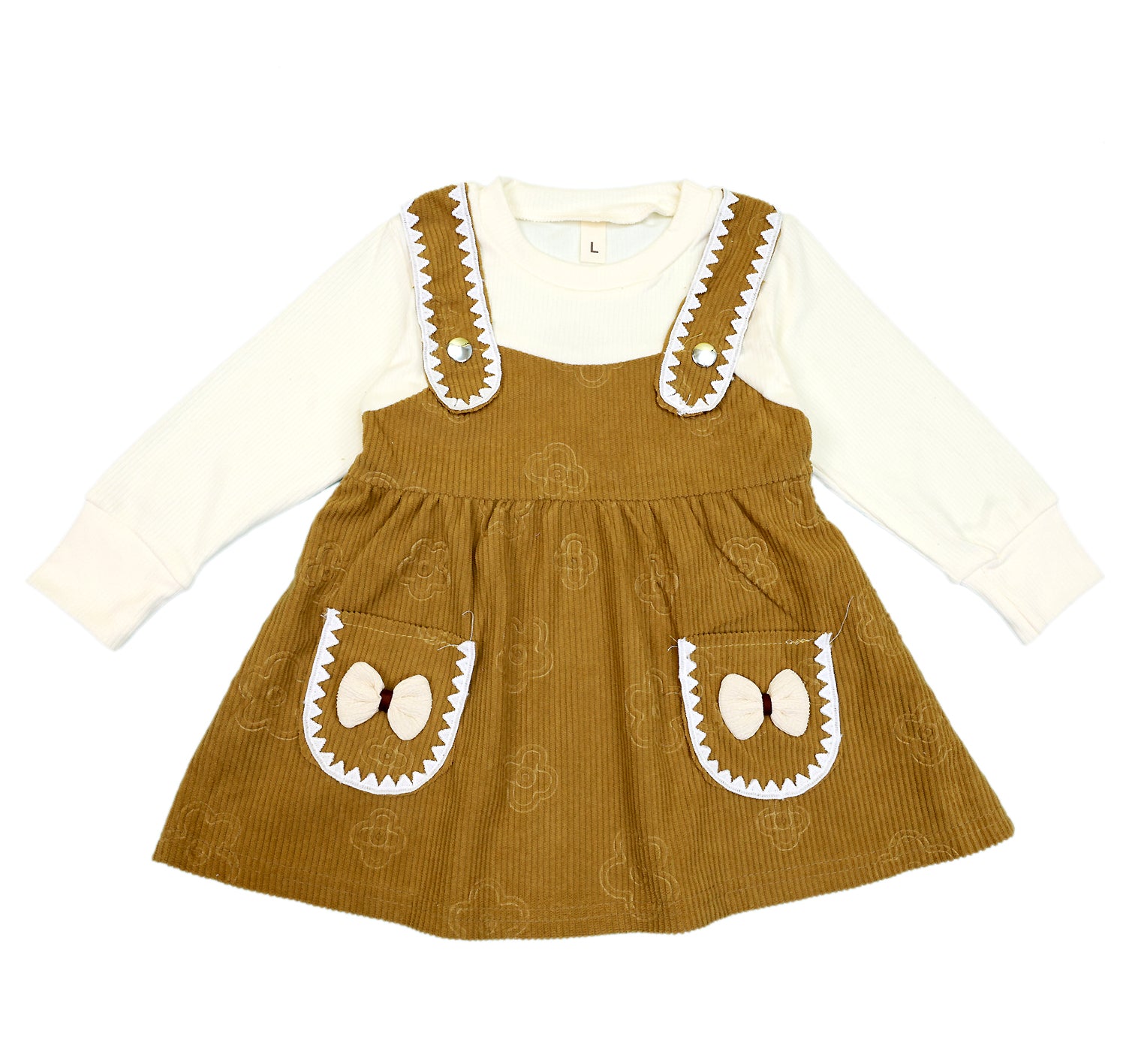 Full sleeves dress with two pockets