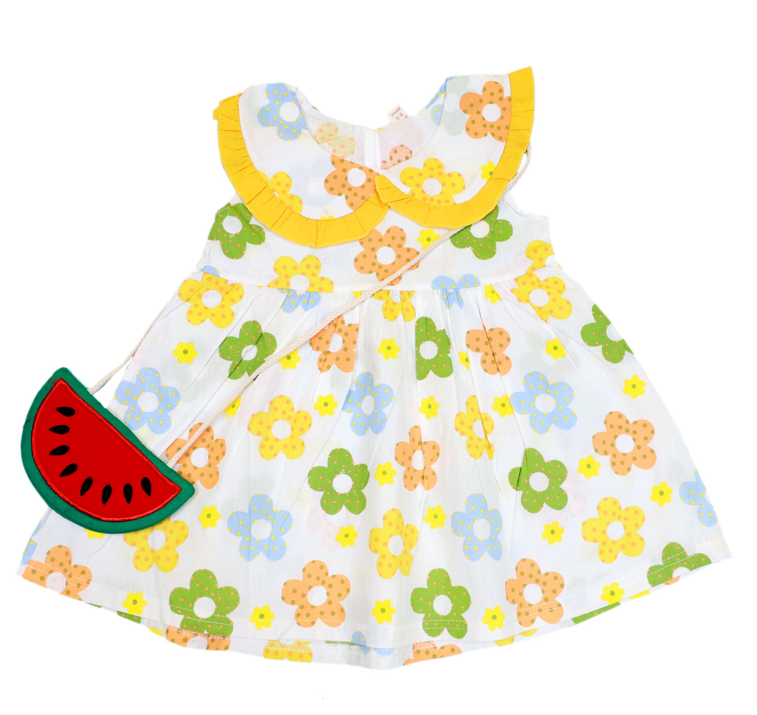 Floral Frock with Sling Bag