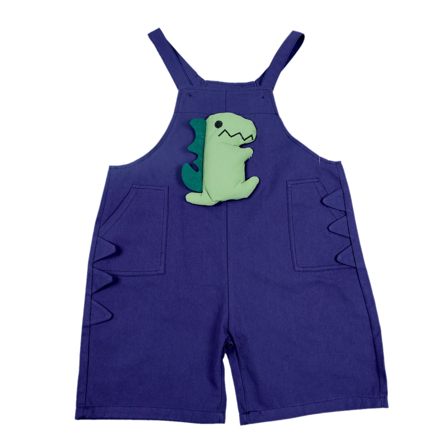 Dungaree with Dinosaur Patch