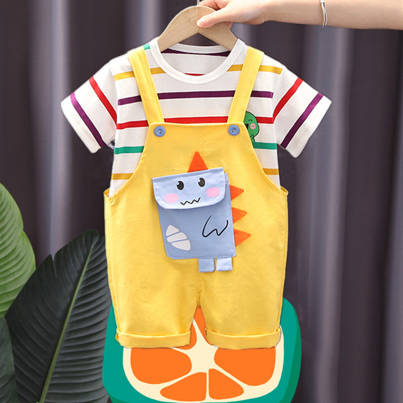 Dungaree for kids and T-shirt
