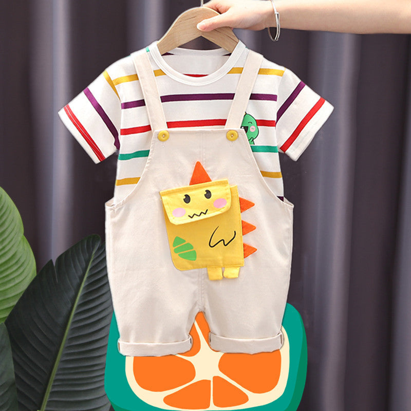 Dungaree for kids and T-shirt
