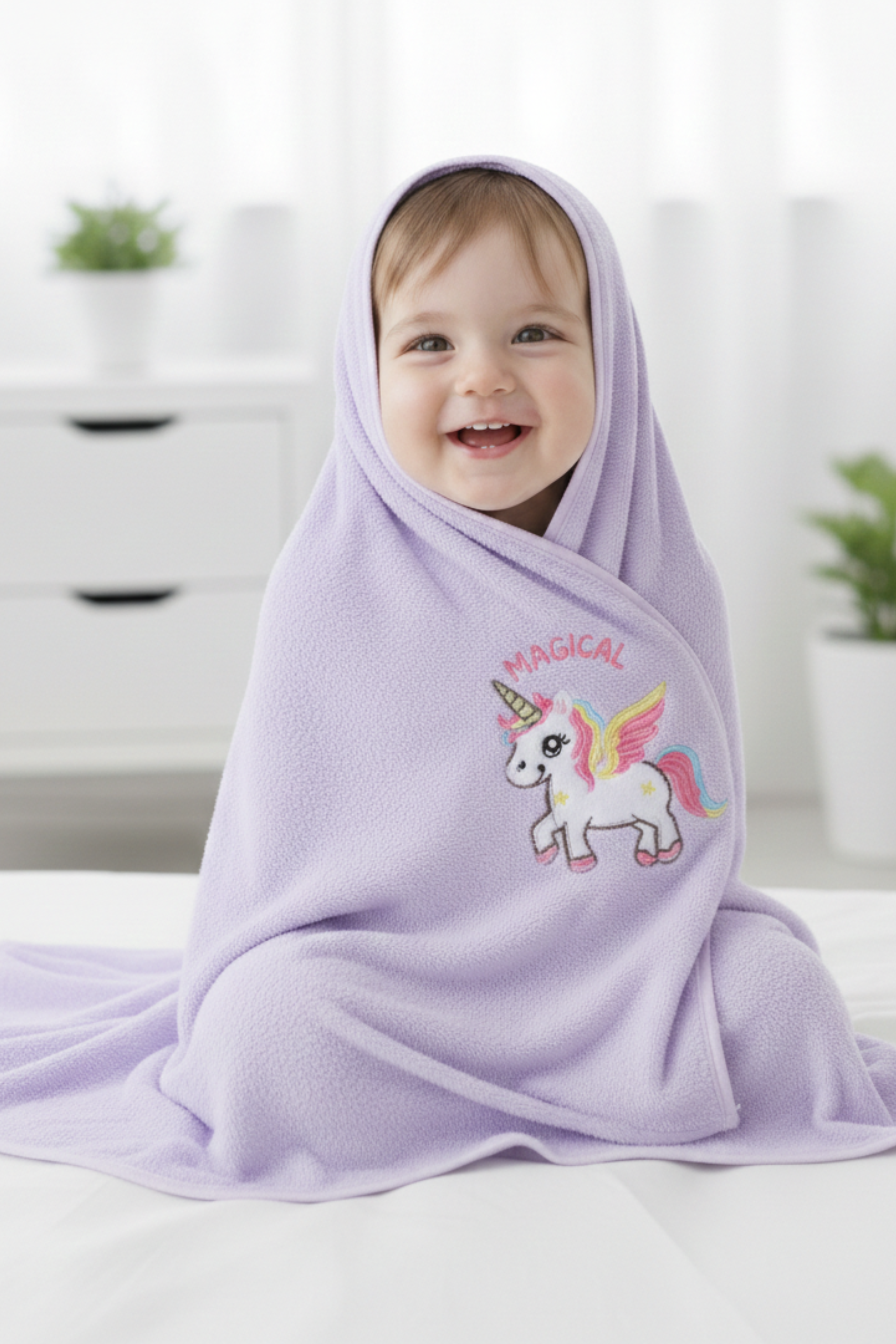 The Little Bunny Ultra-Soft Baby Towel | Gentle, Absorbent & Skin-Friendly for Everyday Use
