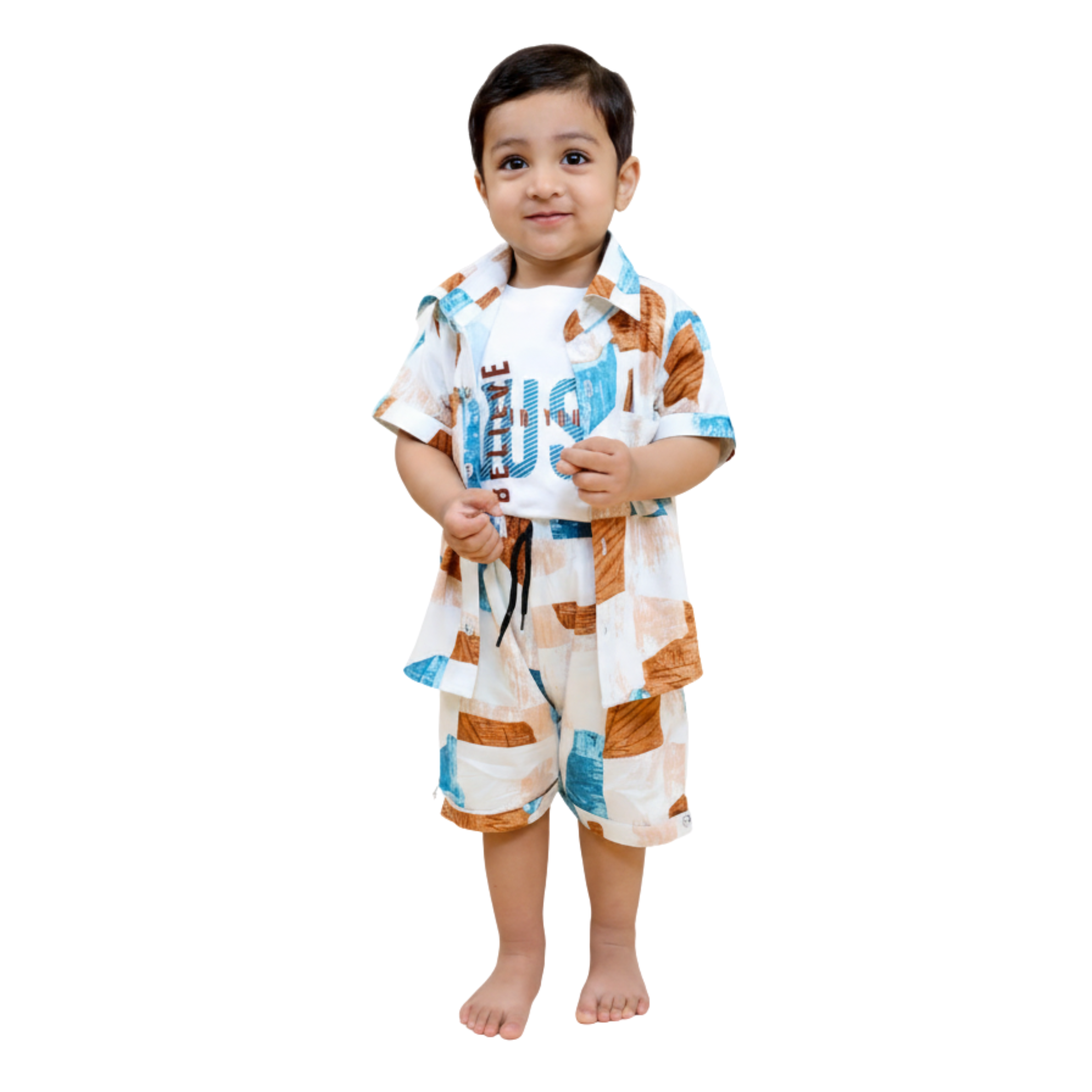 Kids Summer Breeze 3-Piece Co-Ord Ensemble