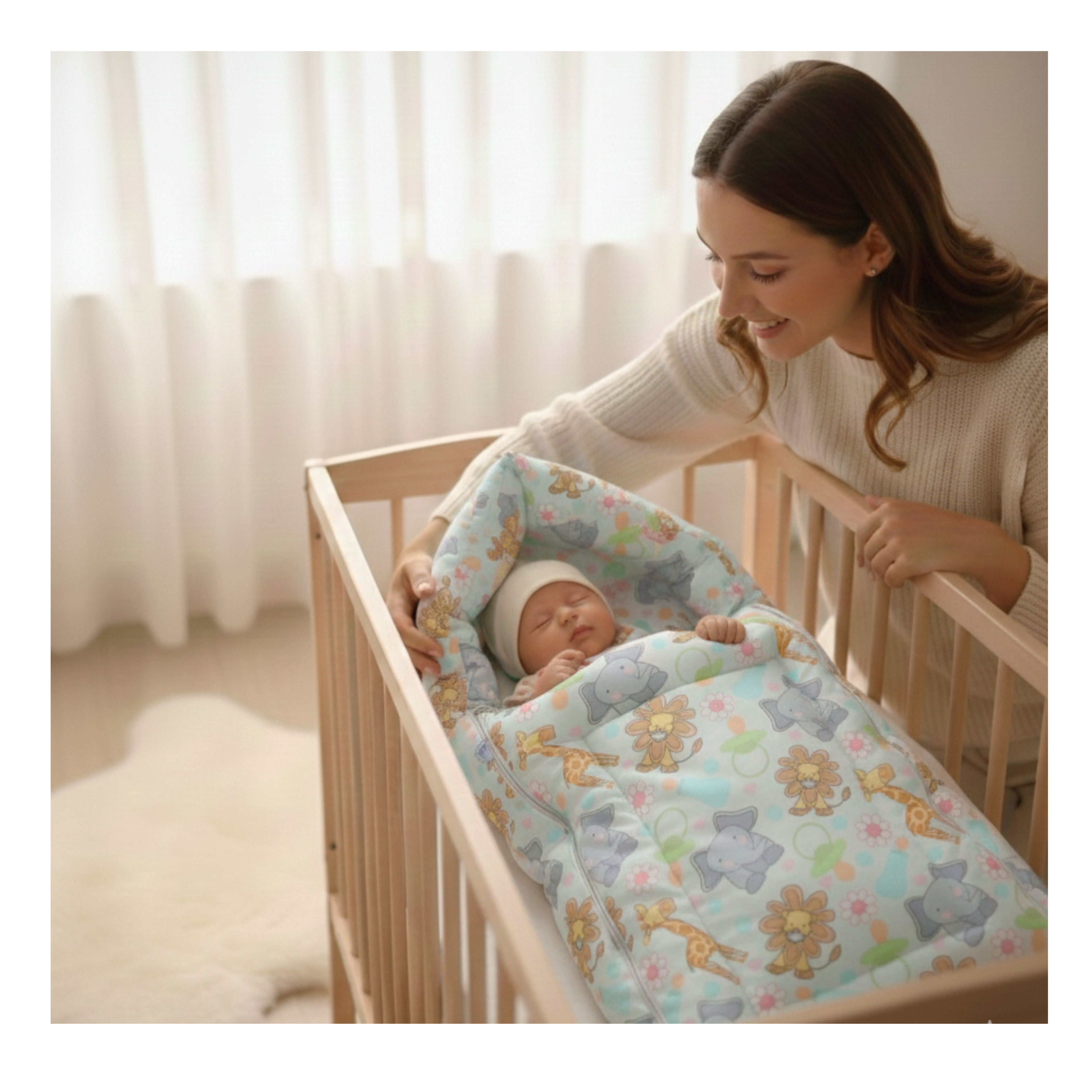 Cozy Velvet Infant Sleeping Bag