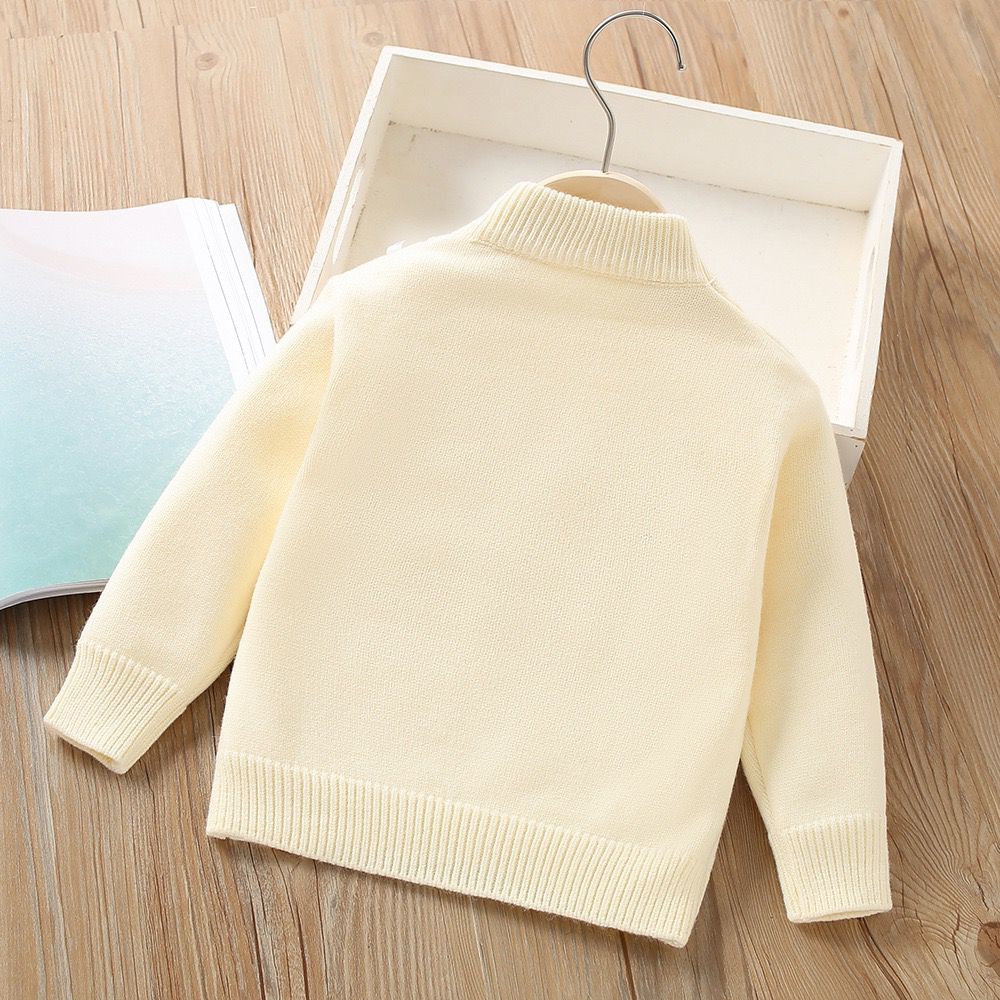 Girls Knitted Skirt & Flowry Sweater Co-Ord Set