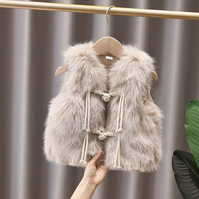 Fur jacket vest best sale