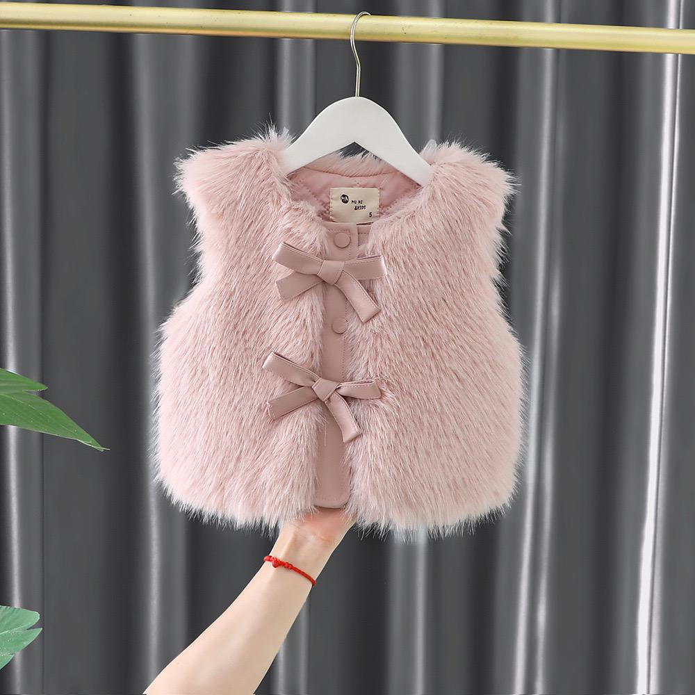 Baby Bow & Bloom Fur Jacket