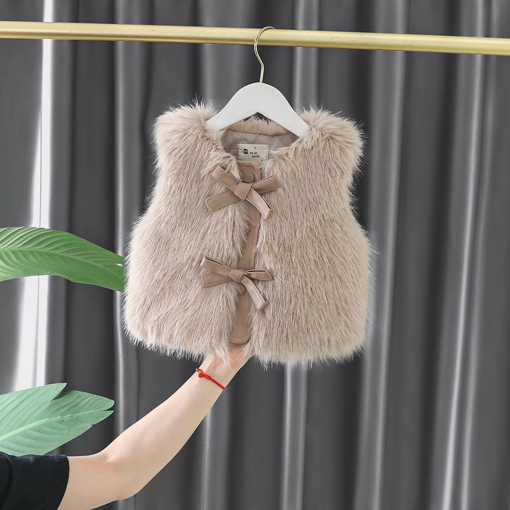Baby Bow & Bloom Fur Jacket