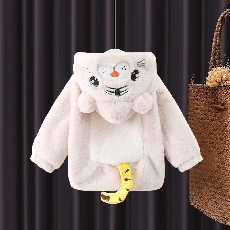 Baby warm cute catty jacket