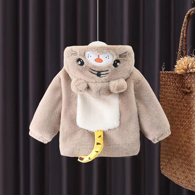 Baby warm cute catty jacket