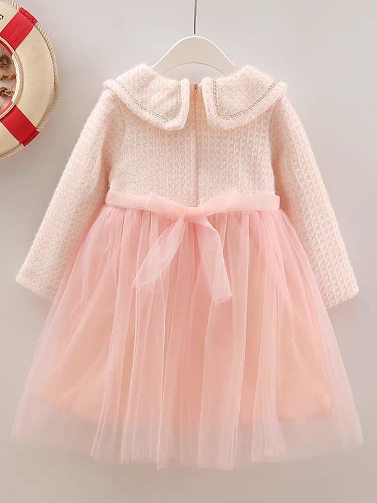 Girls Cozy Wool Frock