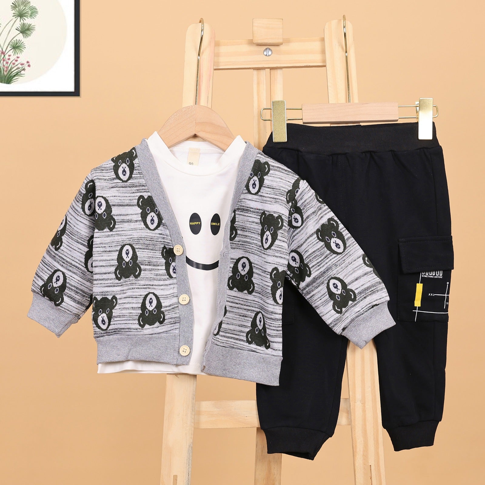 Teddy Sweater Set with T- Shirt