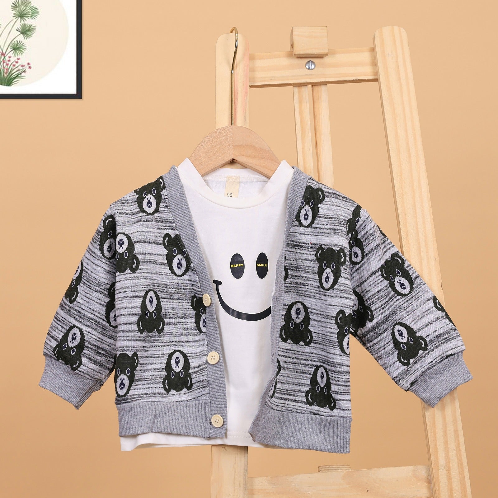 Teddy Sweater Set with T- Shirt