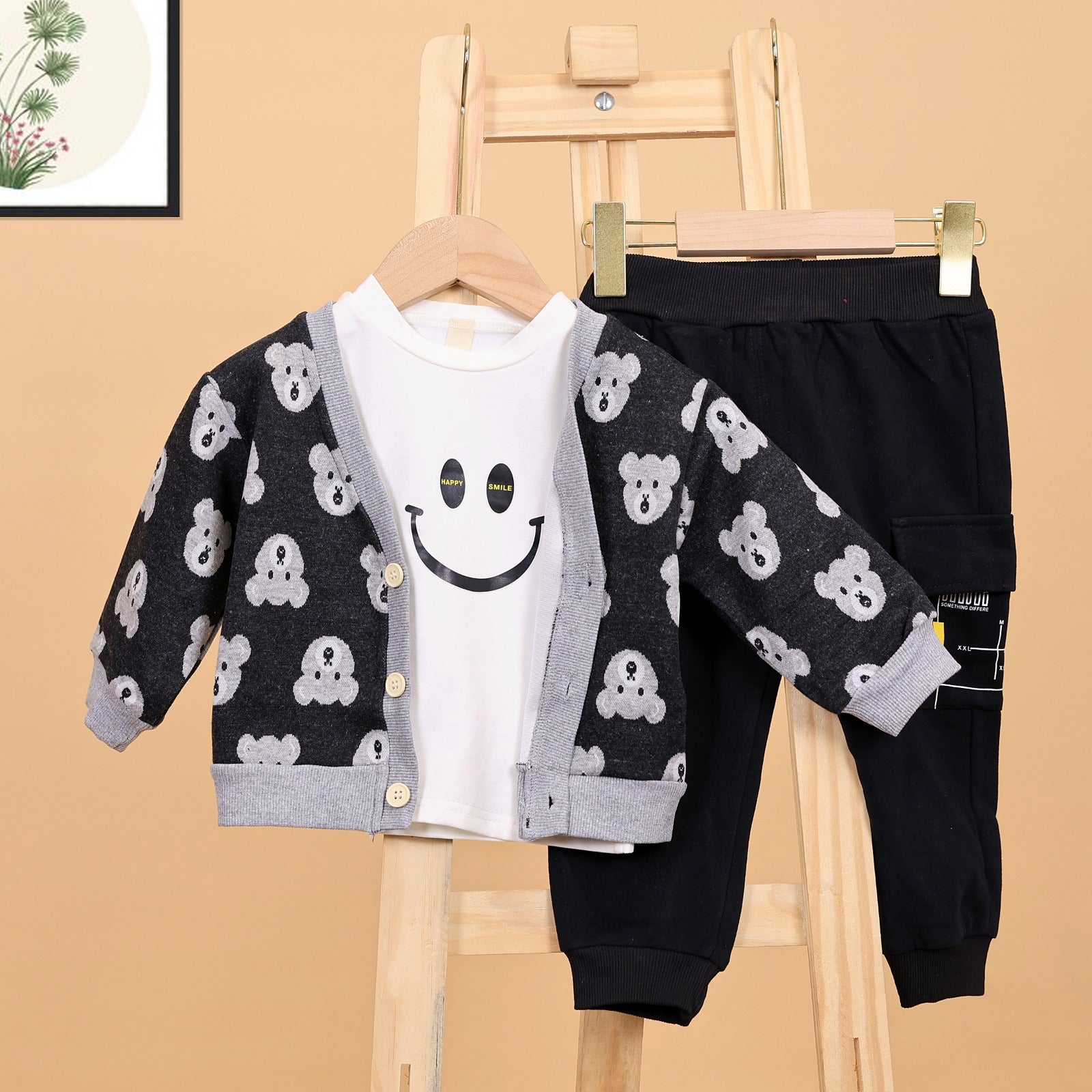 Teddy Sweater Set with T- Shirt