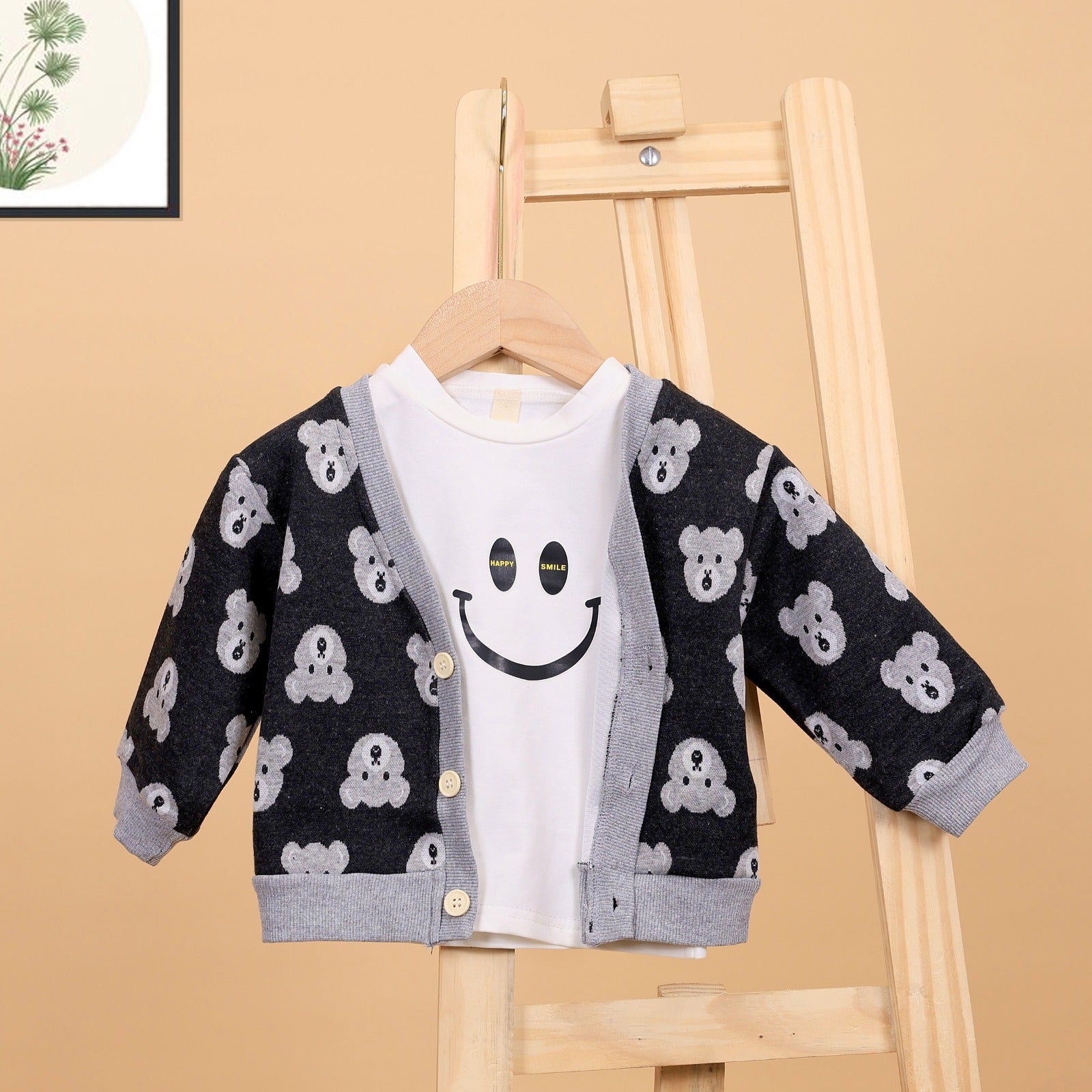 Teddy Sweater Set with T- Shirt