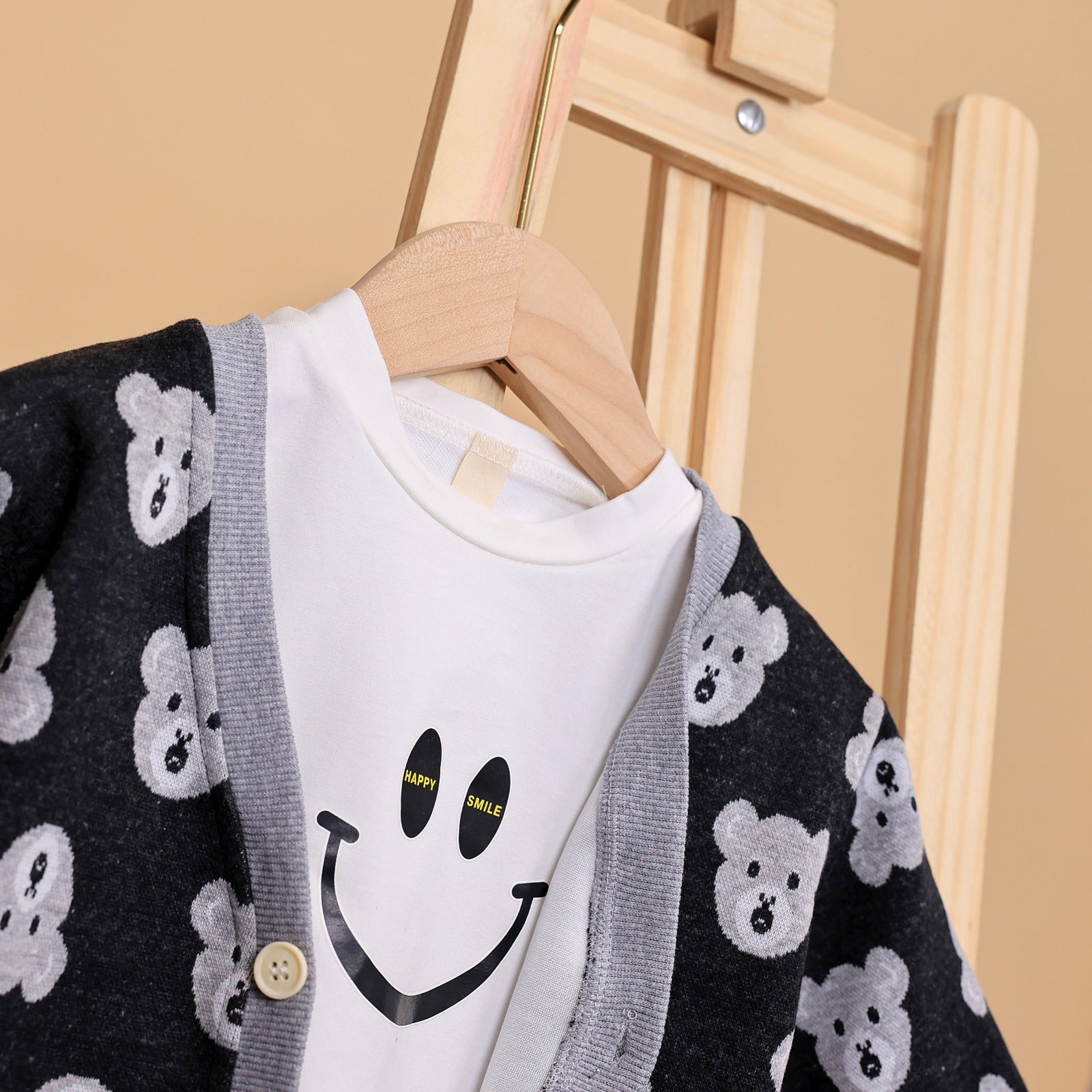 Teddy Sweater Set with T- Shirt