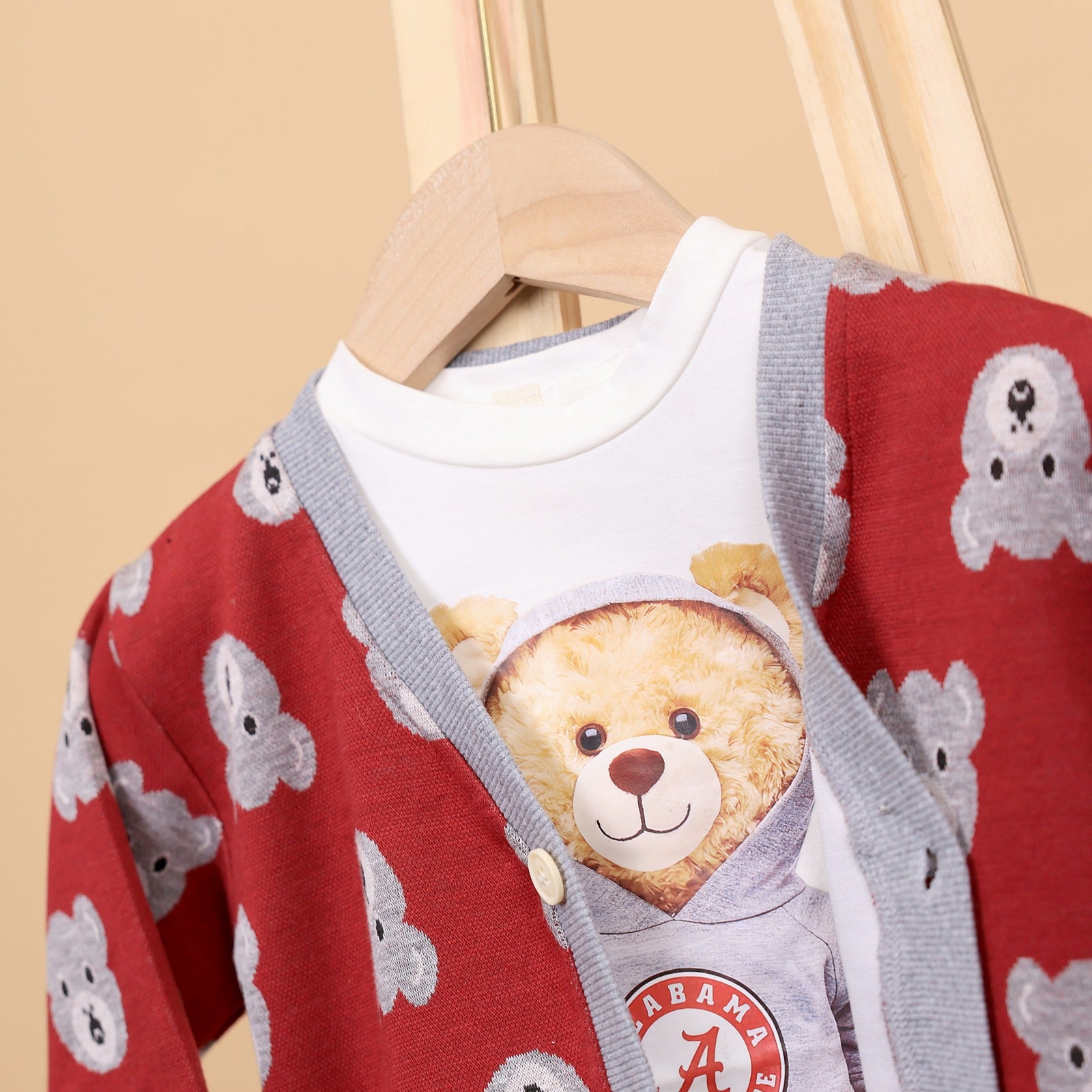 Teddy Sweater Set with T- Shirt
