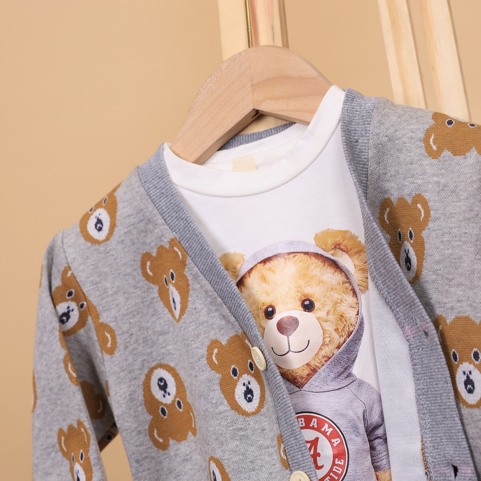 Teddy Sweater Set with T- Shirt