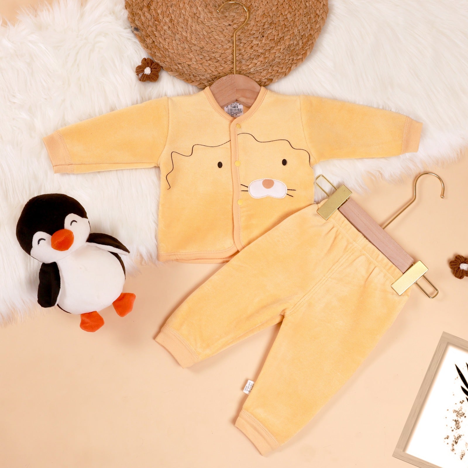 Little Cat velvet Baby Suit