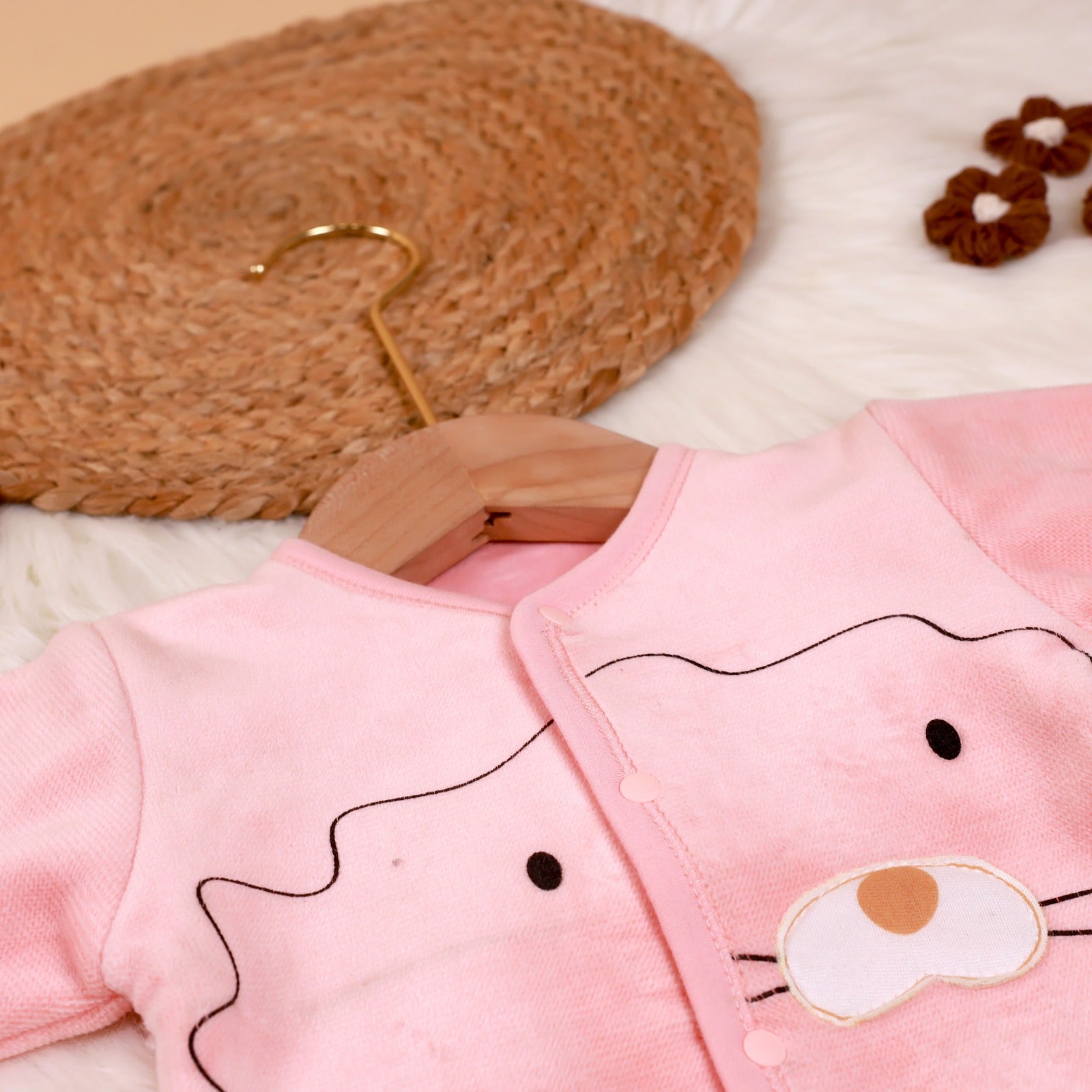Little Cat velvet Baby Suit