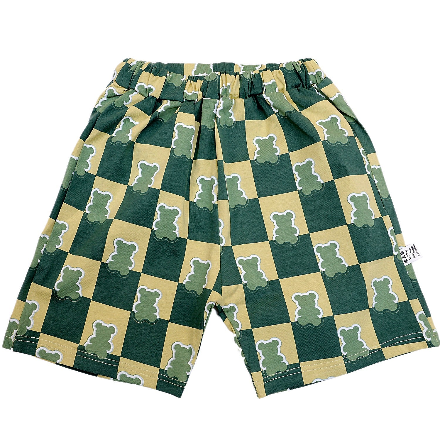 Bear Half Sleeves Shorts Set