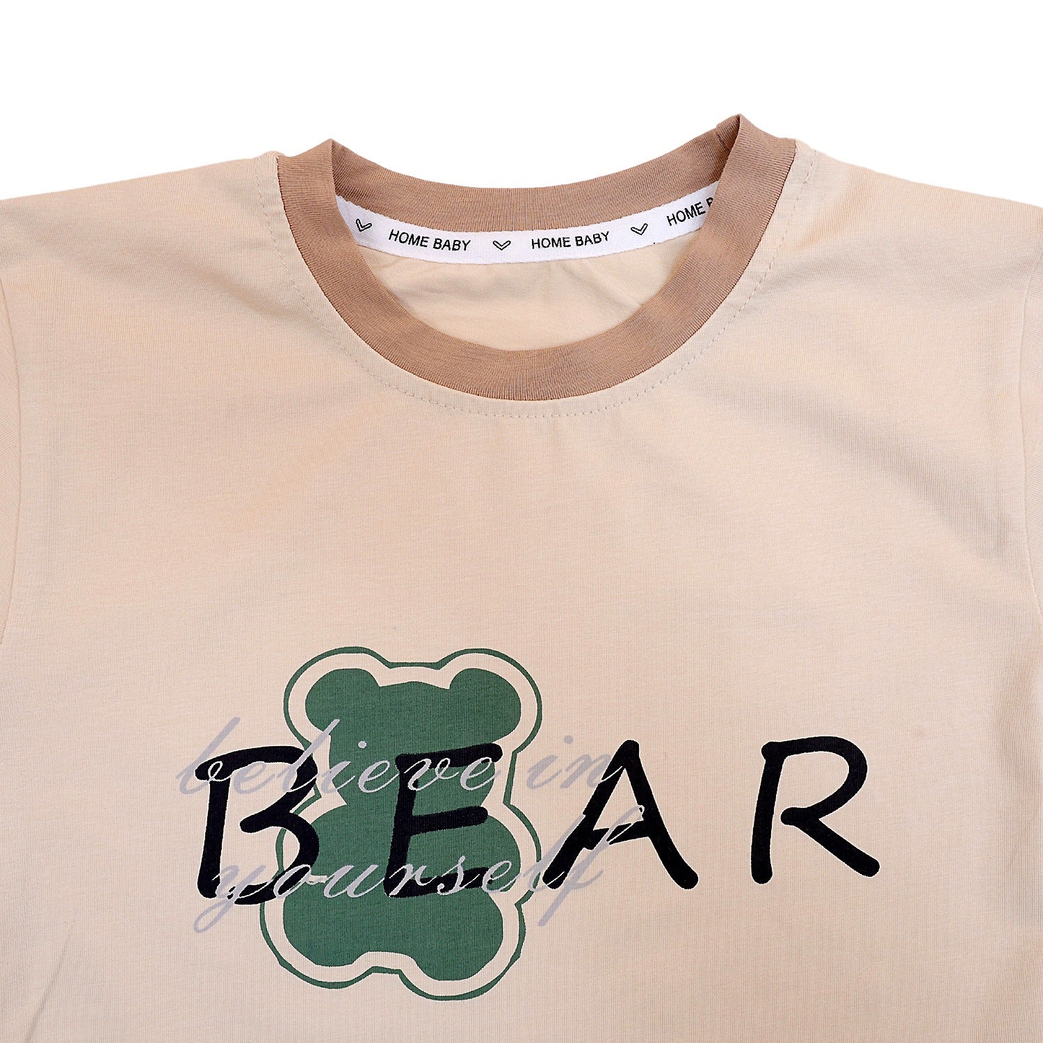 Bear Half Sleeves Shorts Set