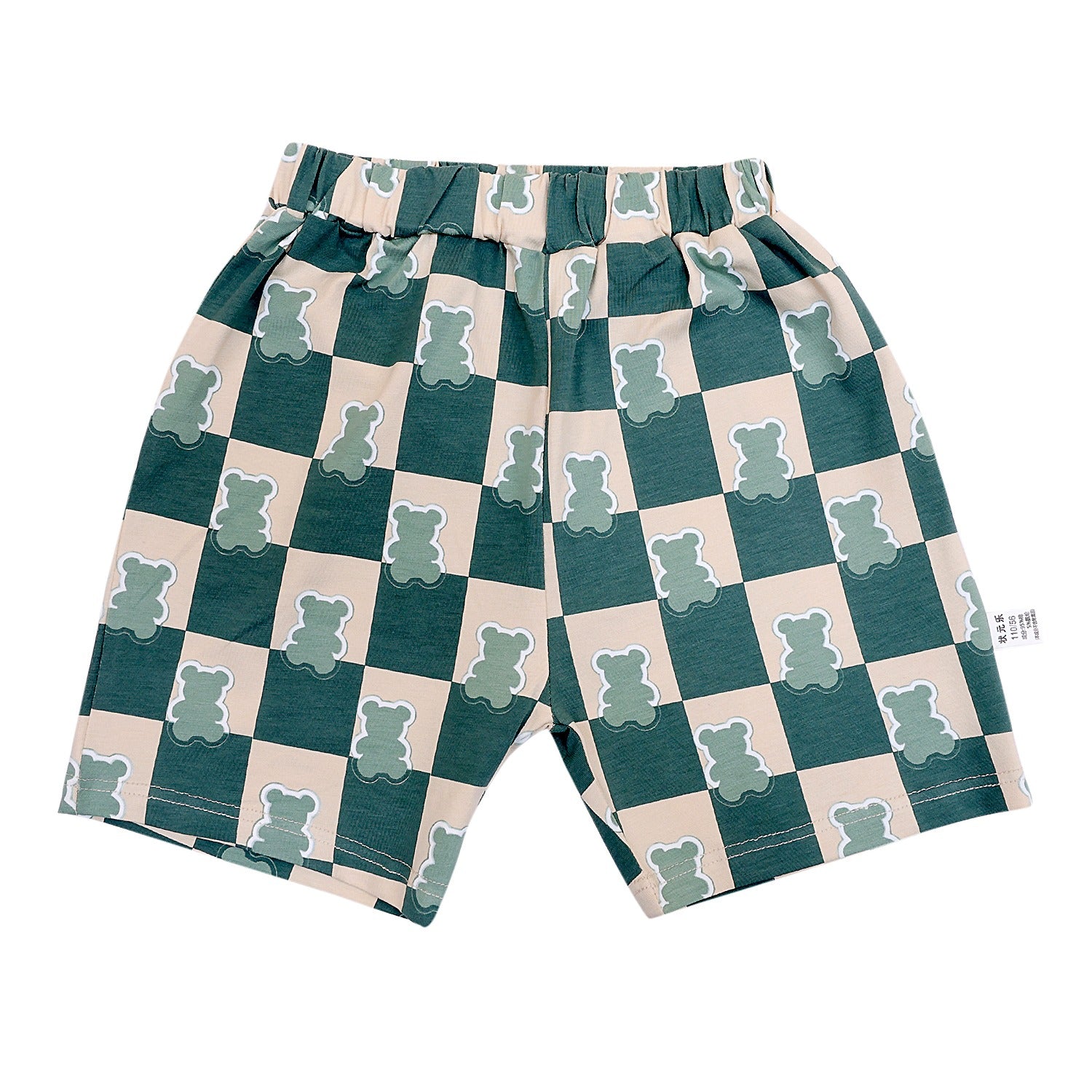 Bear Half Sleeves Shorts Set