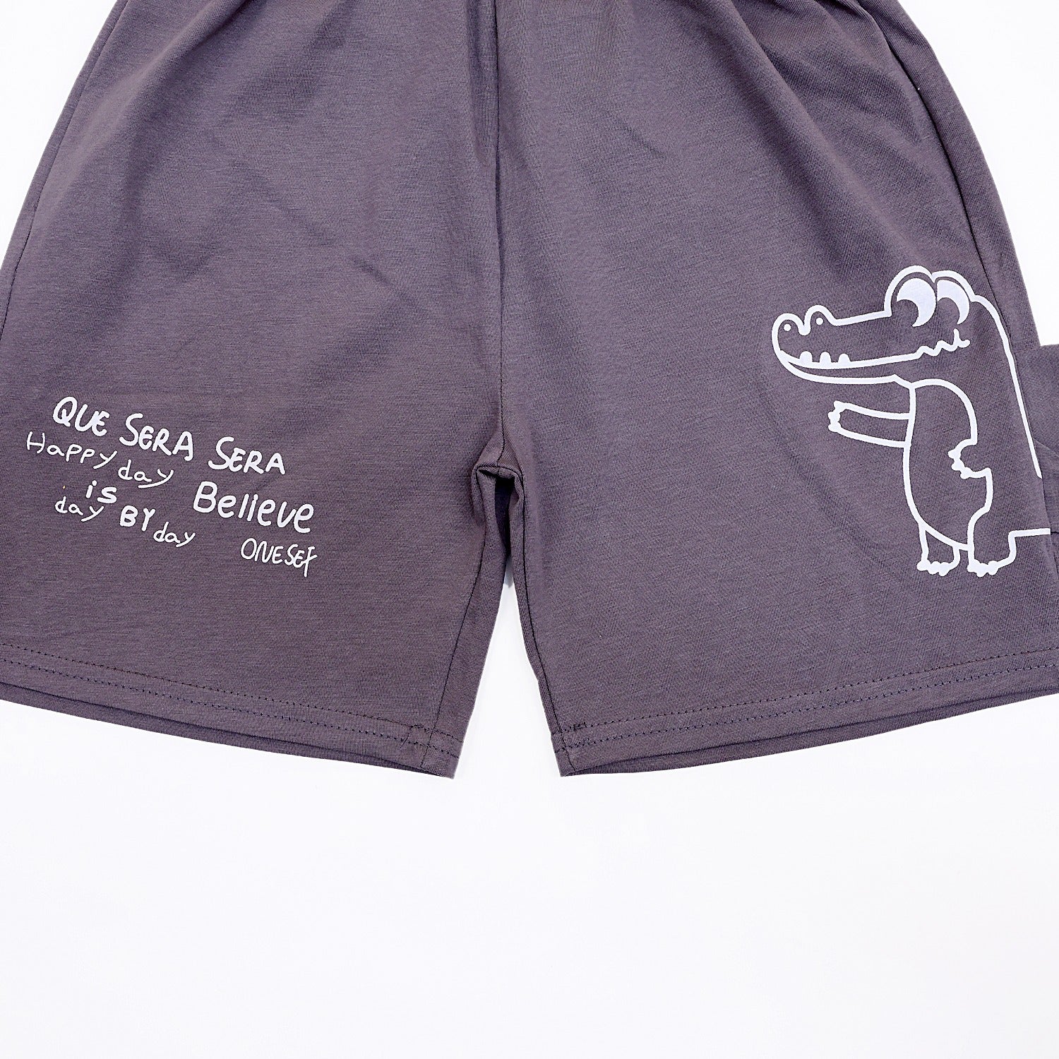 Dino Half Sleeves Shorts set