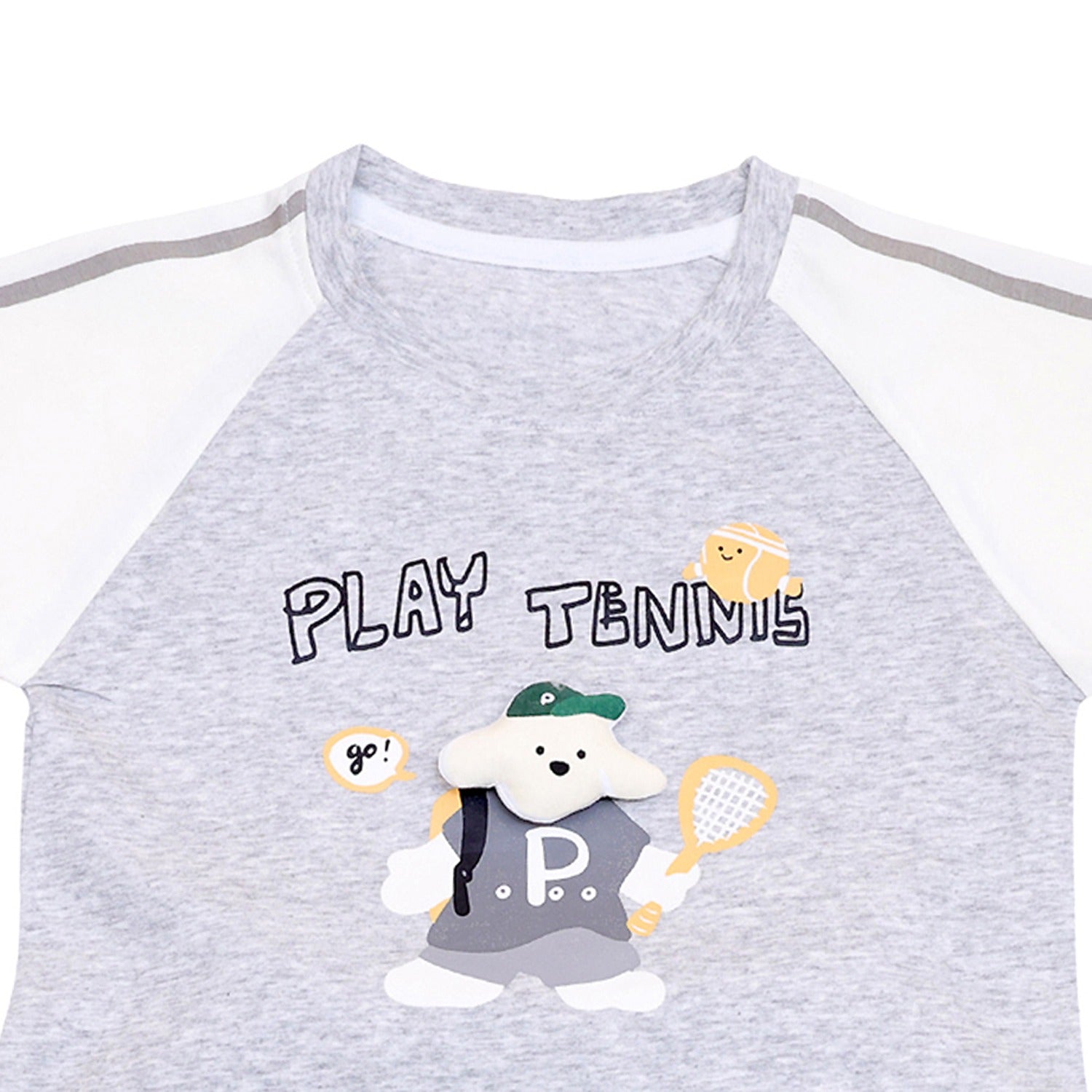 Play Tennis Half Sleeves Shorts Set