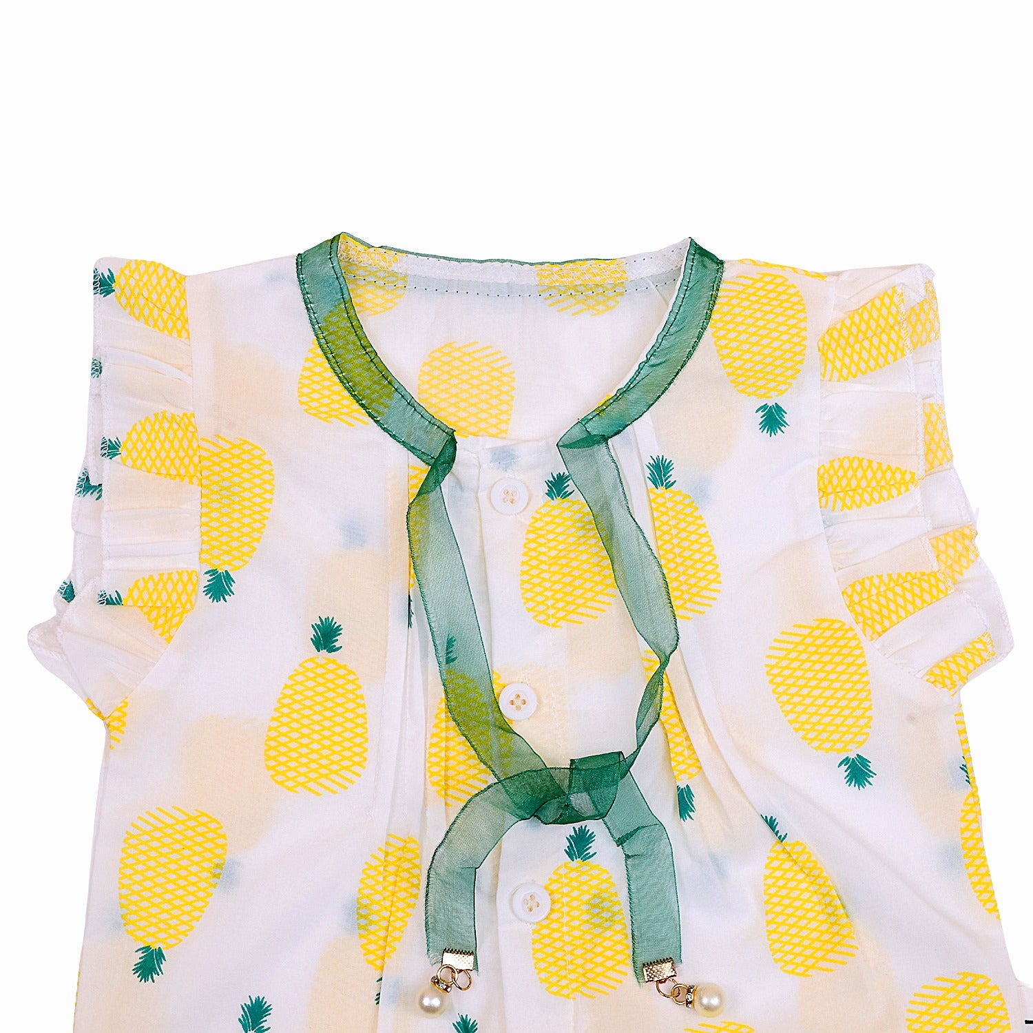 Girls 2 pcs shorts set Pineapple print