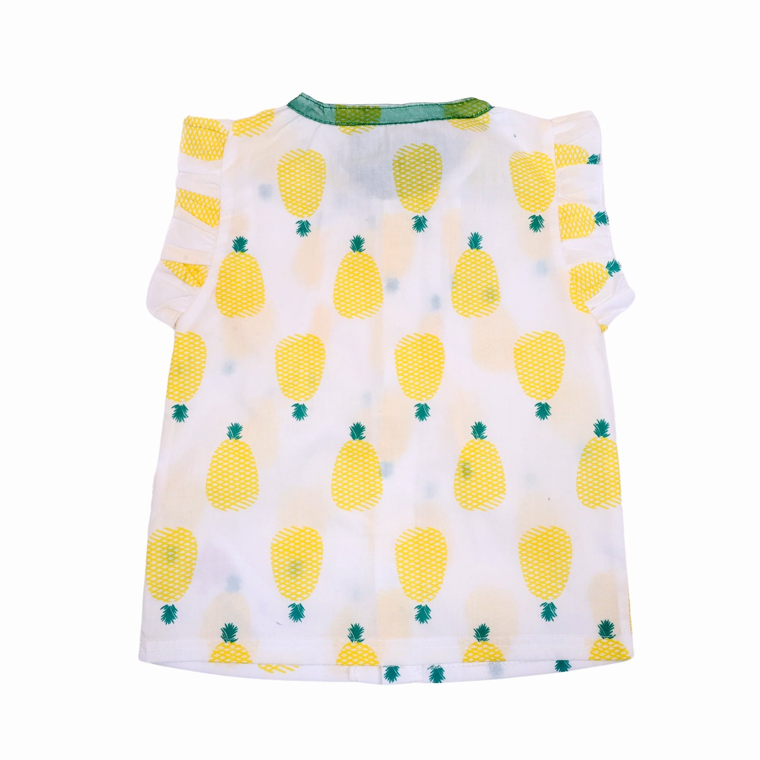 Girls 2 pcs shorts set Pineapple print