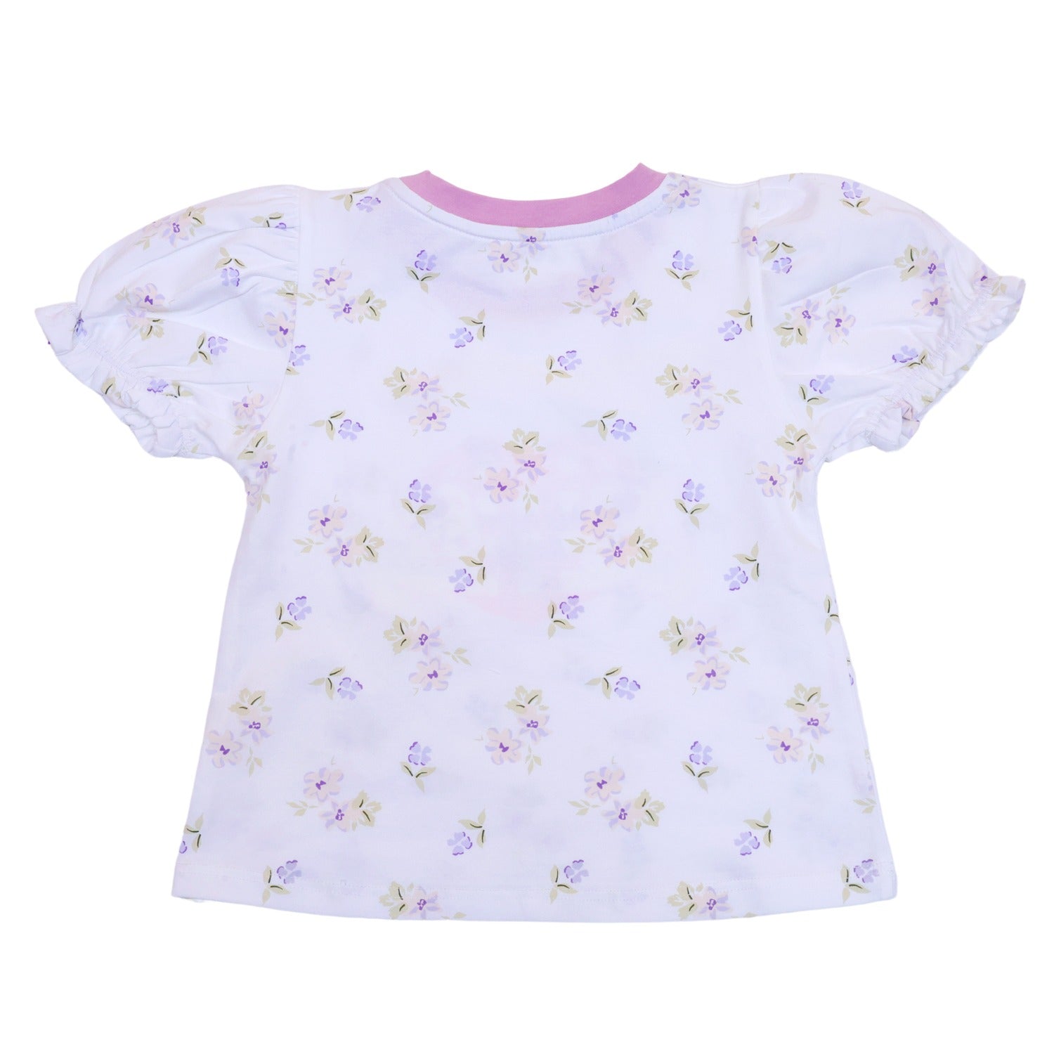 Rabbit Half Sleeves Shorts Set for Girls